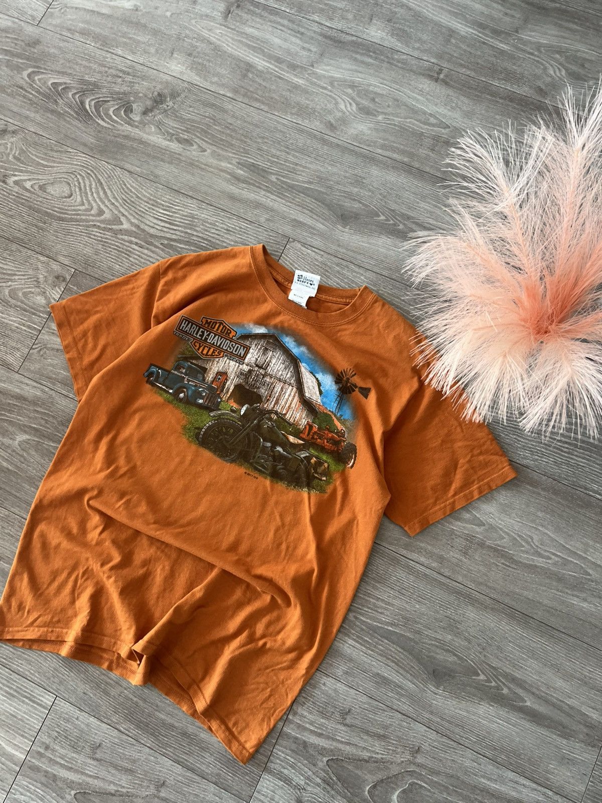 Harley Davidson × Vintage ‼️Vintage Harley Davidson Archival Double Print Tee‼️ Size US M / EU 48-50 / 2 - 4 Thumbnail