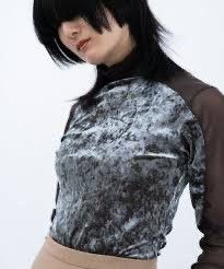 HATRA Brown Velvet Top Size XS / US 0-2 / IT 36-38 - 1 Thumbnail