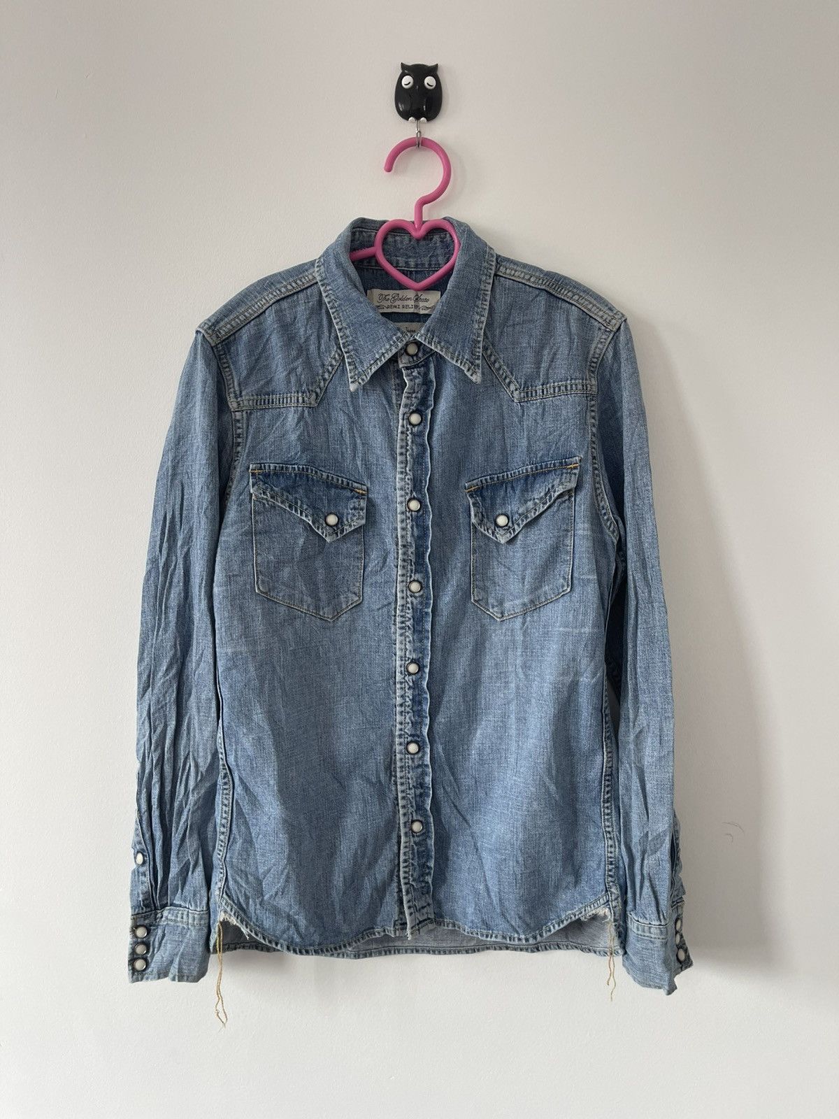 Remi Relief Rare Vintage Remi Relief Japan Paisley Pearl Snap Denim Size US S / EU 44-46 / 1 - 3 Thumbnail