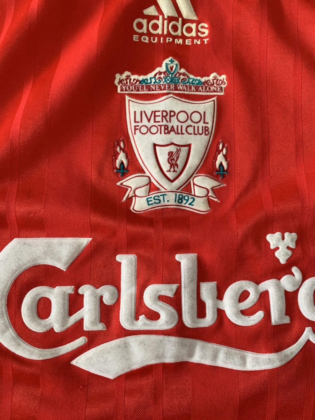 Adidas × Vintage Liverpool 1993 1995 Home Football Shirt Jersey Adidas Size US S / EU 44-46 / 1 - 5 Thumbnail