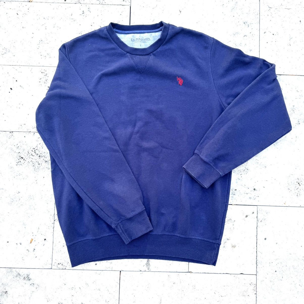 U.S. Polo Assn. Size M- Navy blue Polo pullover Size US L / EU 52-54 / 3 - 1 Thumbnail