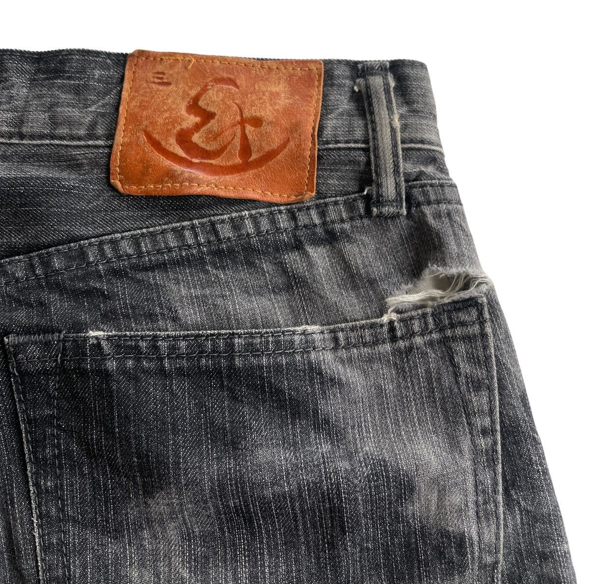 Eternal Eternal Japan Distressed Washed Denim Size US 31 - 10 Thumbnail
