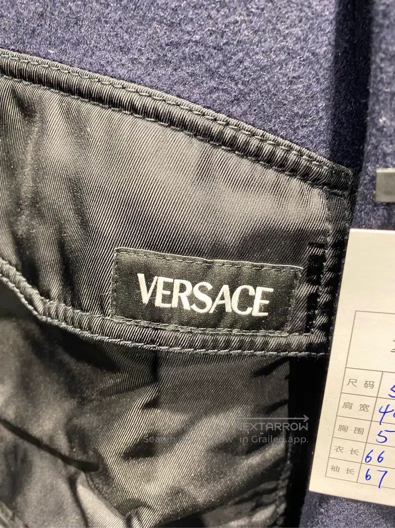 Versace Versace Top pure wool jacket coat Size US L / EU 52-54 / 3 - 7 Thumbnail
