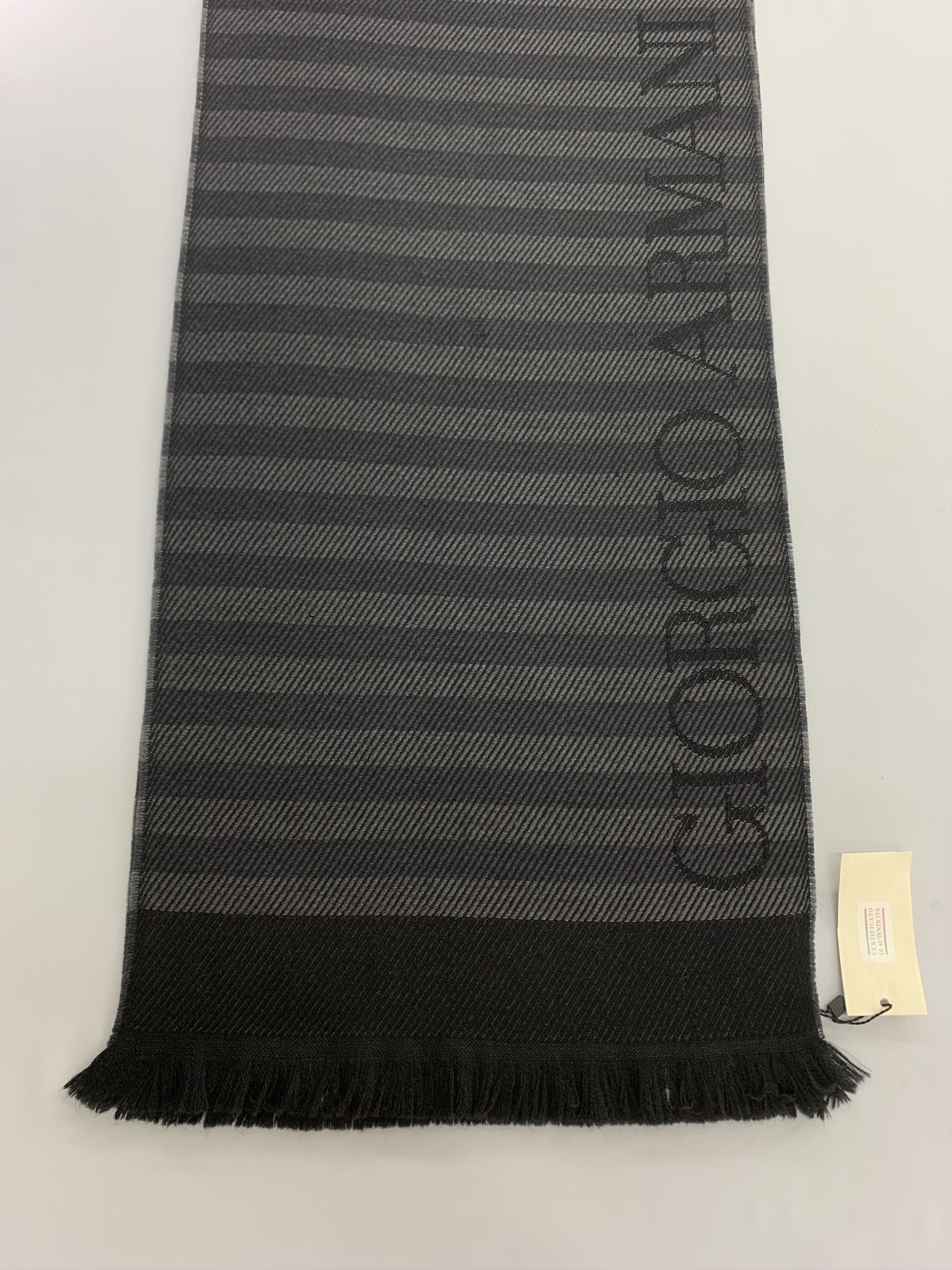 Giorgio Armani Giorgio Armani Scarf Wool Muffler Neck Wrap BL1040 Size ONE SIZE - 2 Thumbnail