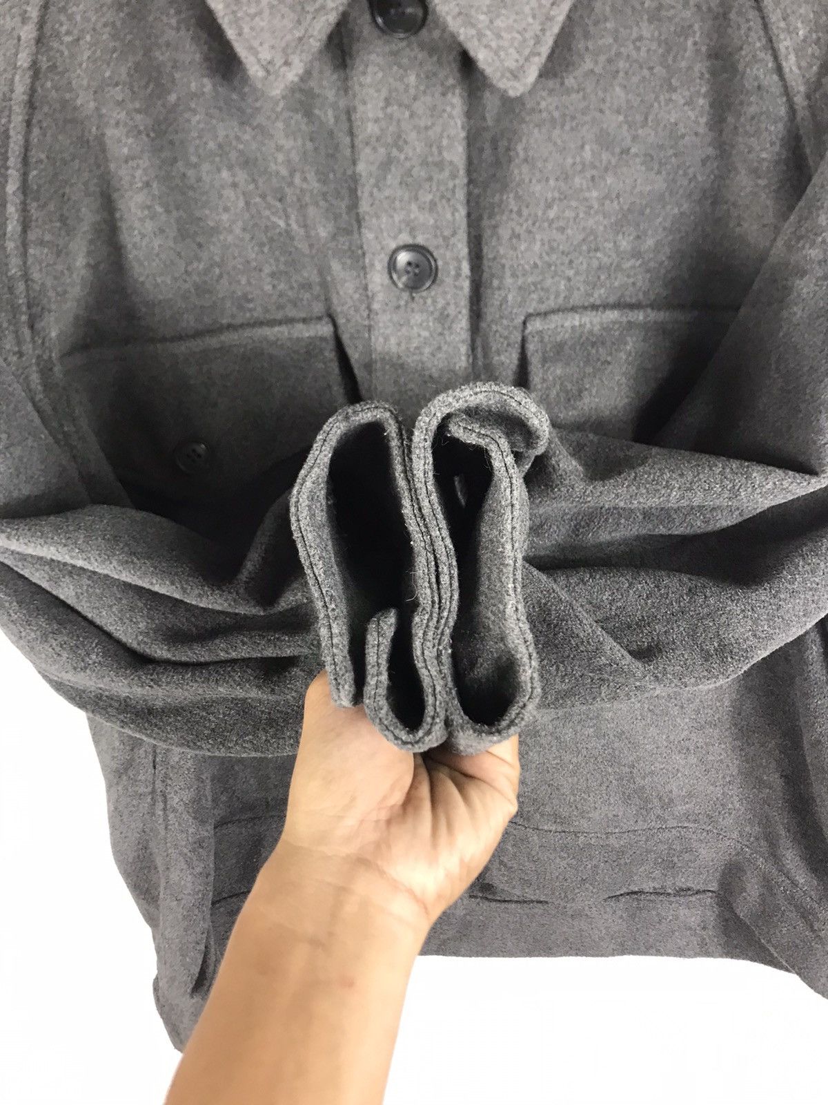 Japanese Brand × Uniqlo 🔥Uniqlo:C Winter Wool Button Chore Style Jacket Size US L / EU 52-54 / 3 - 8 Thumbnail
