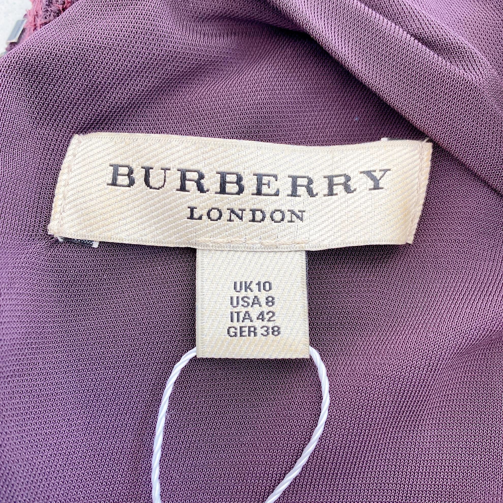 Burberry Burberry purple dress women's UK10 Size M / US 6-8 / IT 42-44 - 7 Thumbnail