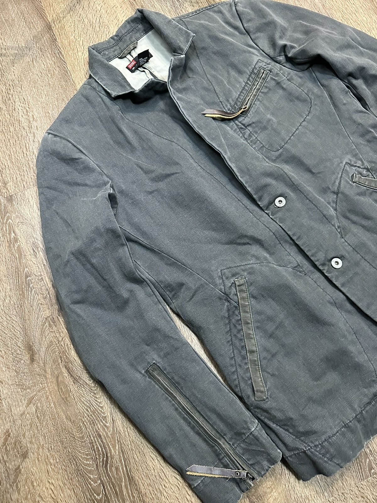 Diesel Diesel Vintage Jacket SPACE RESEARCH Big Logo Avan-Garde Size US L / EU 52-54 / 3 - 4 Thumbnail