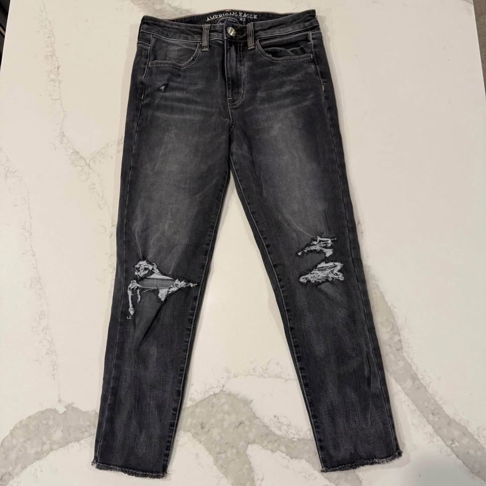American Eagle Outfitters American Eagle High Rise Jegging Crop Denim Jeans Womens 4R Size 27" / US 4 / IT 40 - 1 Thumbnail