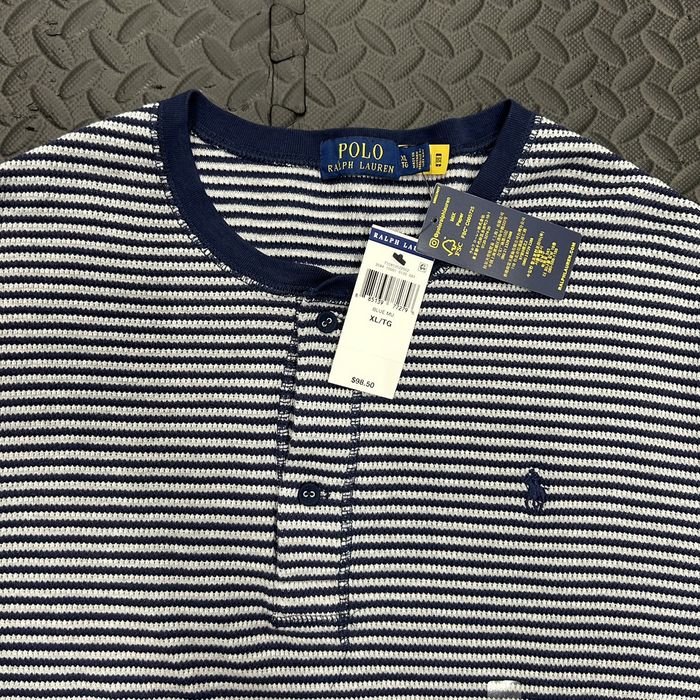 Polo Ralph Lauren Waffle-Knit Henley Shirt