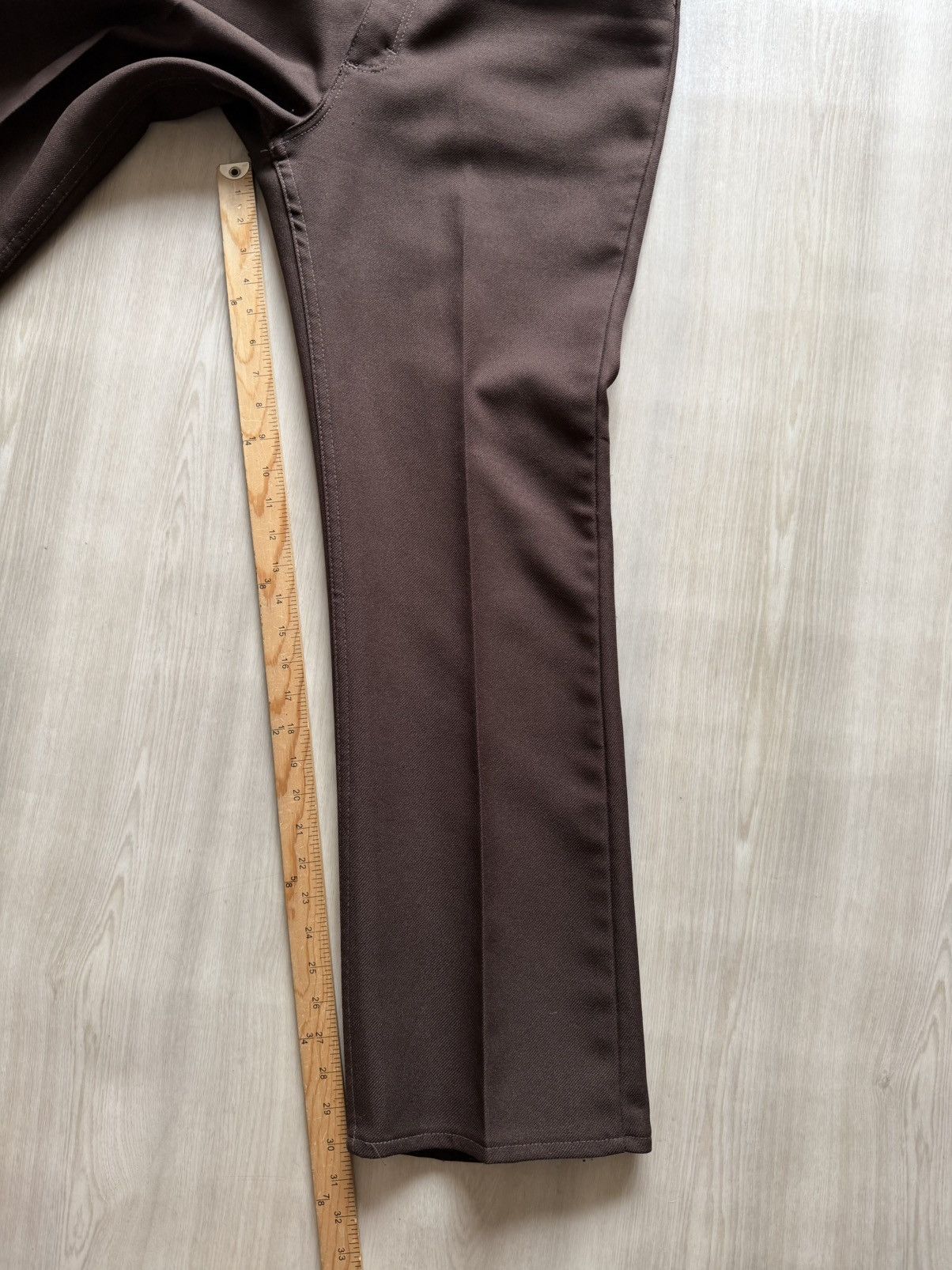 Wrangler Vintage Wrangler Western Brown Pleated Dress Slacks 38x30 Size US 38 / EU 54 - 4 Thumbnail