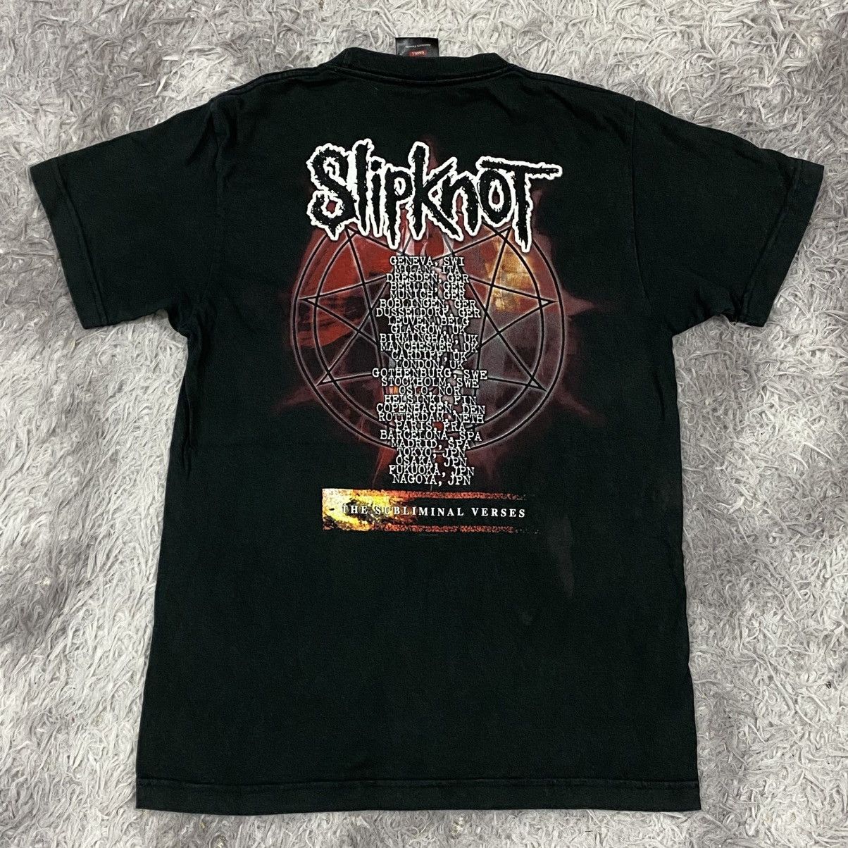 Band Tees × Japanese Brand × Vintage Band slipknot the subliminal verses tour Size US S / EU 44-46 / 1 - 2 Thumbnail