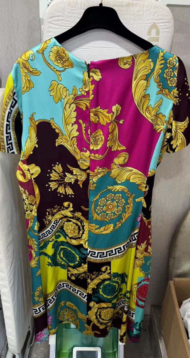Versace Versace Baroque print dress Size XXL / US 16-18 / IT 52-54 - 2 Thumbnail