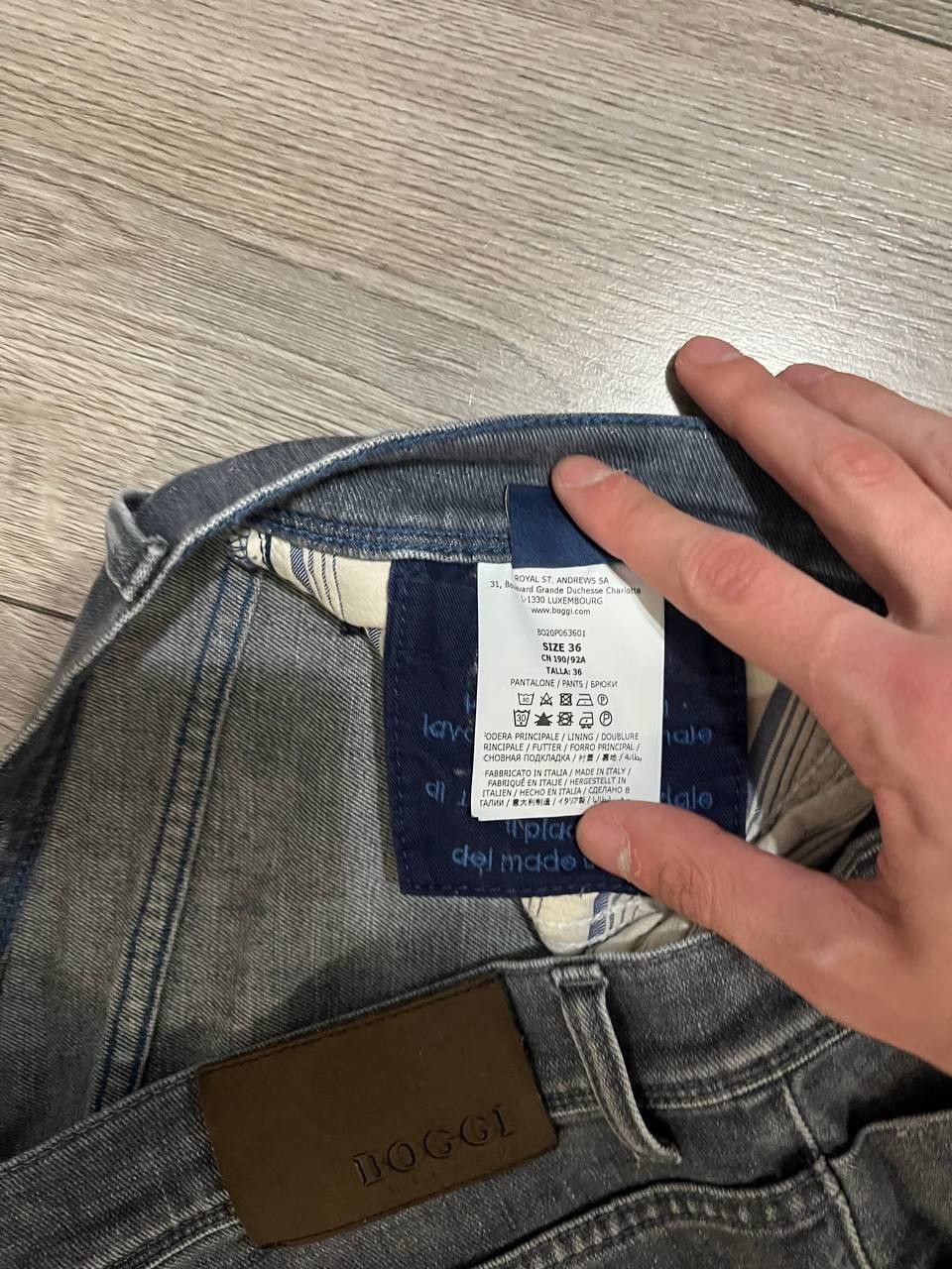 Boggi boggi milano jeans mens manual Size US 36 / EU 52 - 4 Thumbnail