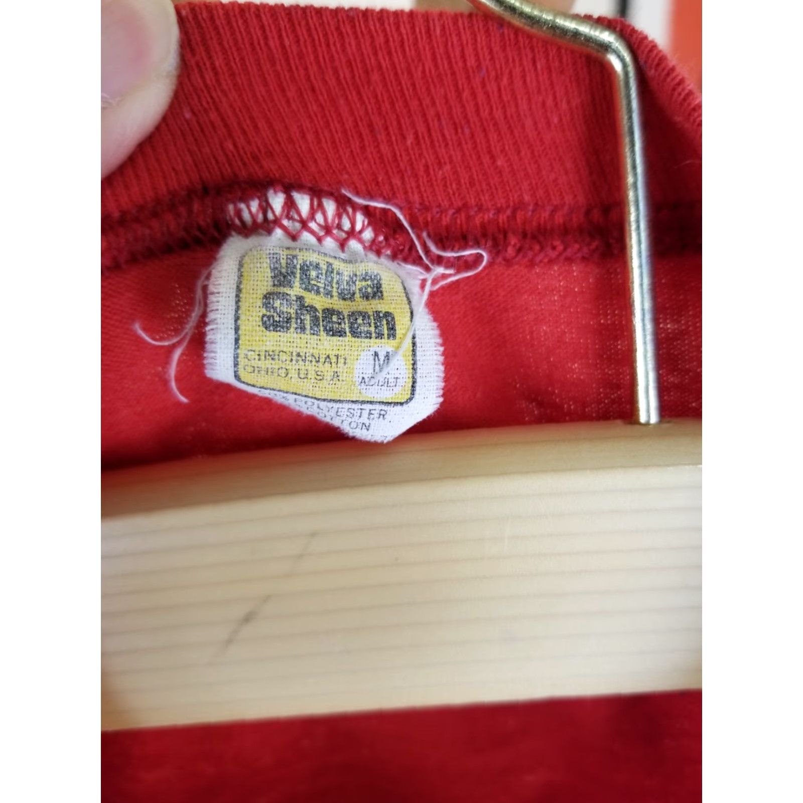 Vintage VINTAGE US MARINE CORP USMC 10TH MARATHON RED THIN SINGLE STITCH T-SHIRT M Shirt Men Red 85' Retro USA Marine Boys Girls Mens Womens Size US M / EU 48-50 / 2 - 3 Thumbnail