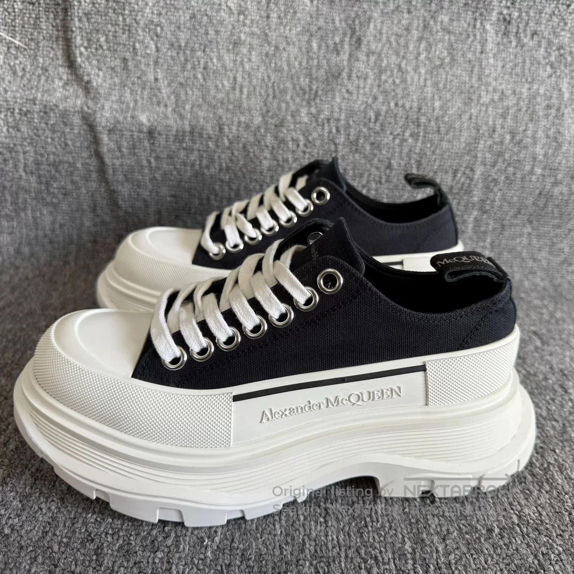 Alexander McQueen Alexander McQueen Platform Canvas Shoes 35. Size US 4 / IT 34 - 1 Thumbnail