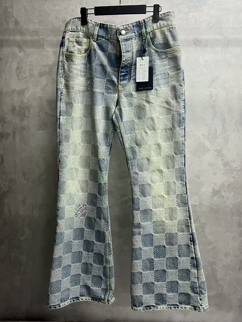 Louis Vuitton Louis Vuitton Damier Check Jeans Size 33 Size US 33 - 1 Thumbnail