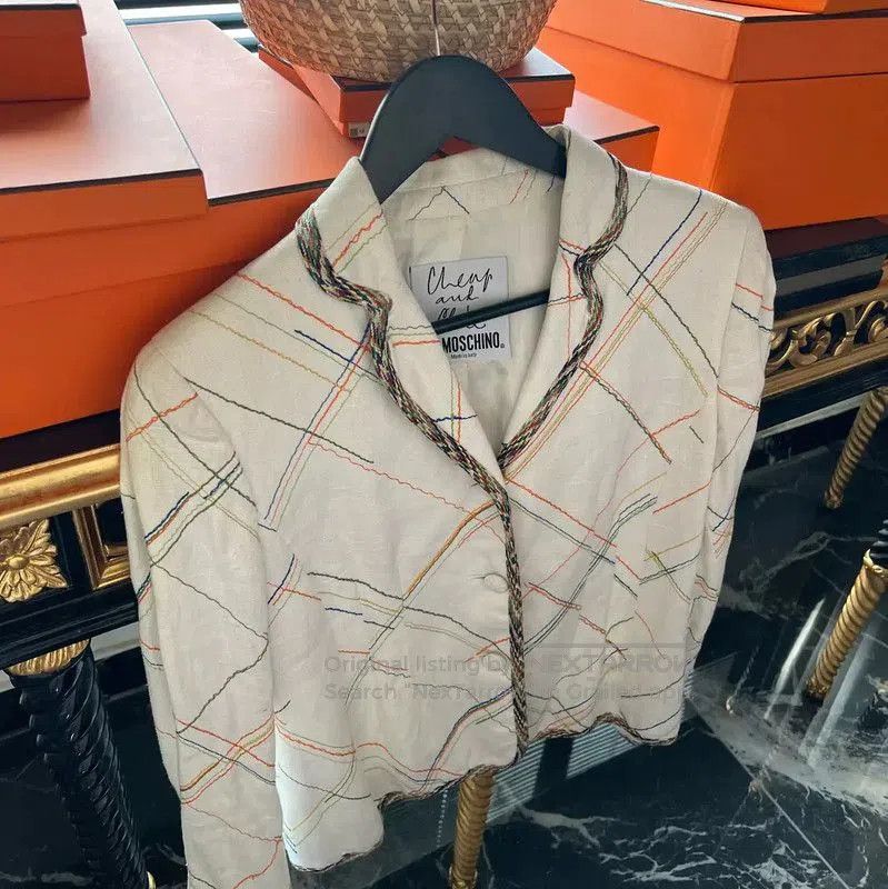 Moschino Moschino Colorful Cotton Women's Jacket . Size S / US 4 / IT 40 - 2 Thumbnail
