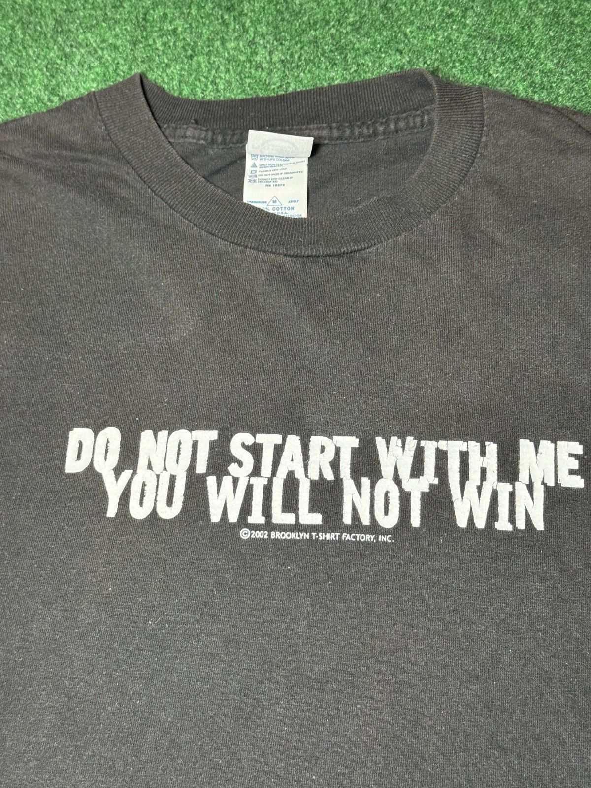 Delta Y2K Attitute Do Not Start With Me You Will Not Win T Shirt Size US M / EU 48-50 / 2 - 2 Thumbnail