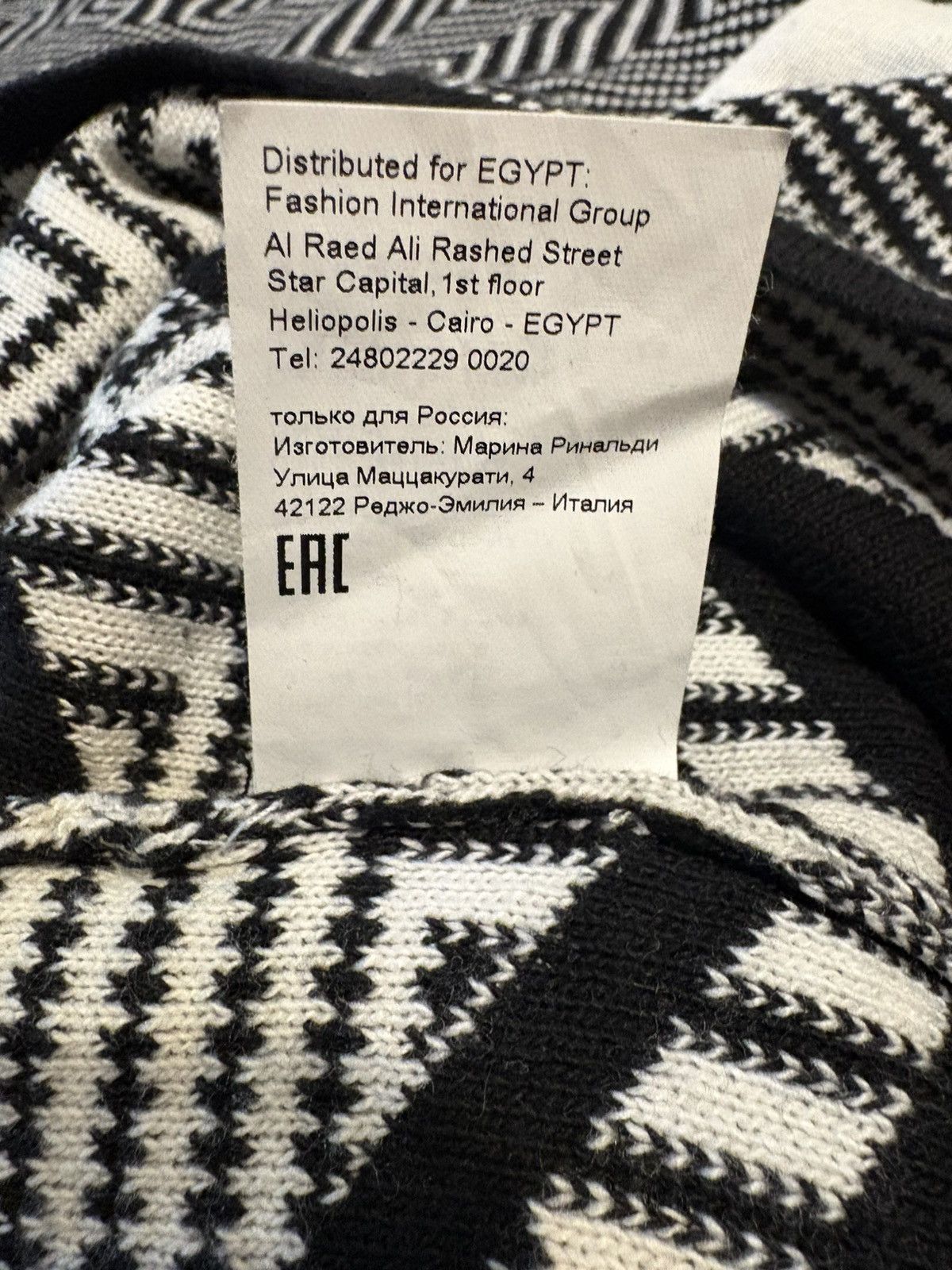 Marina Rinaldi Max Mara Black & White sweater Size M / US 6-8 / IT 42-44 - 9 Thumbnail
