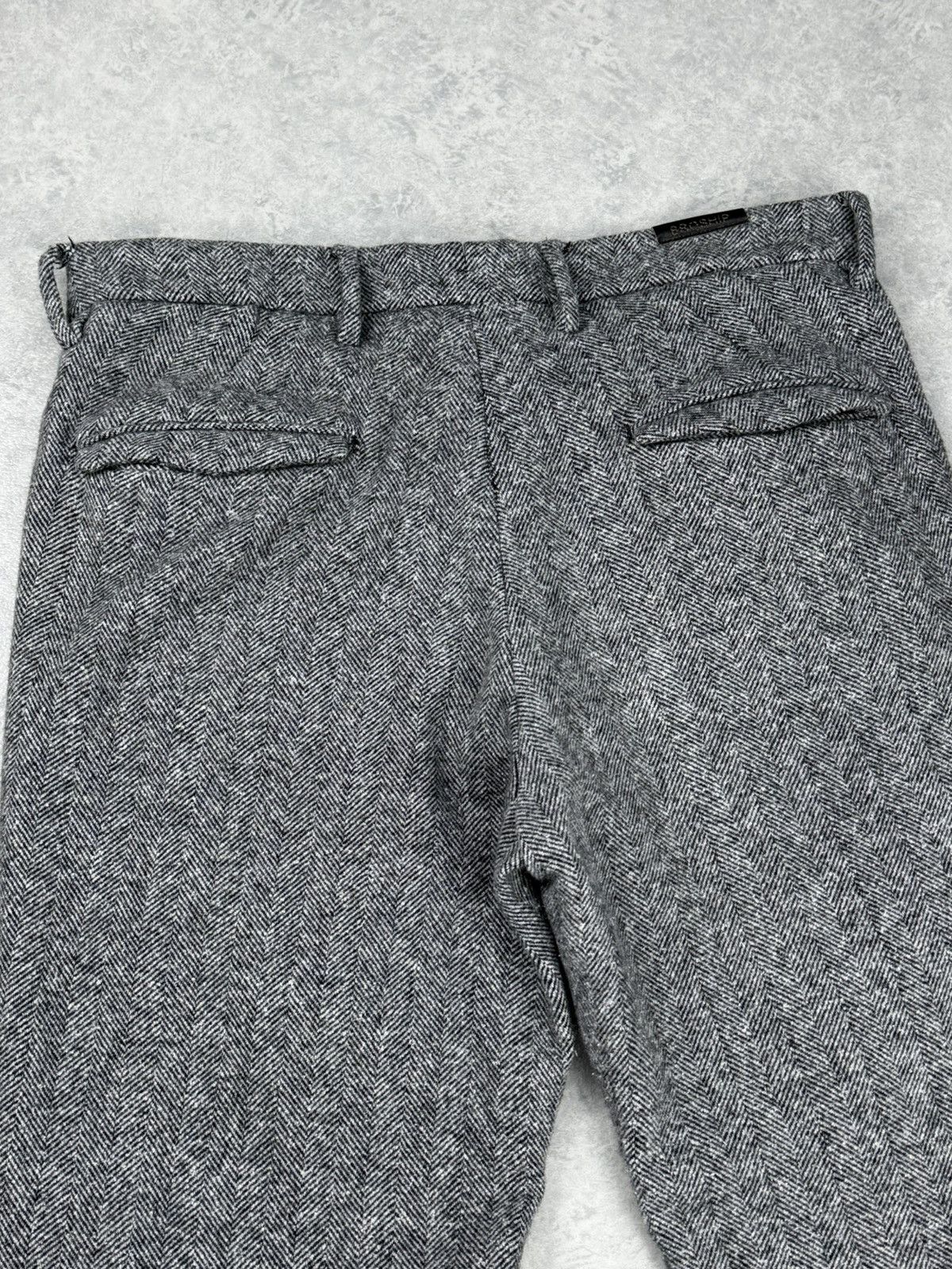 Other BRO-SHIP Wool/Cotton Pants Size 34 EU 50 Grey Herringbone Size US 34 / EU 50 - 10 Thumbnail