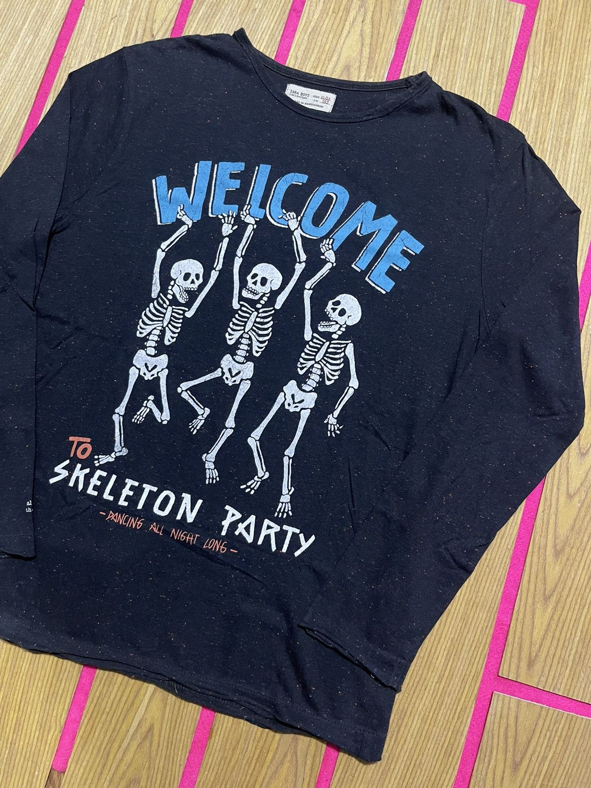 If Six Was Nine Y2K ZARA long sleeve tshirt picture skulls Size M / US 6-8 / IT 42-44 - 2 Thumbnail