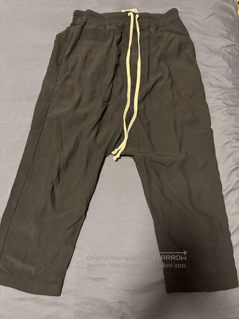 Rick Owens RICK OWENS Corduroy pants, size 46, black Size US 30 / EU 46 - 1 Thumbnail
