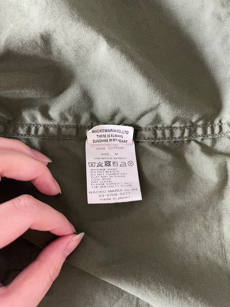 Wacko Maria Wacko Maria Nissan Military Green Shirt Jacket Size US M / EU 48-50 / 2 - 3 Thumbnail
