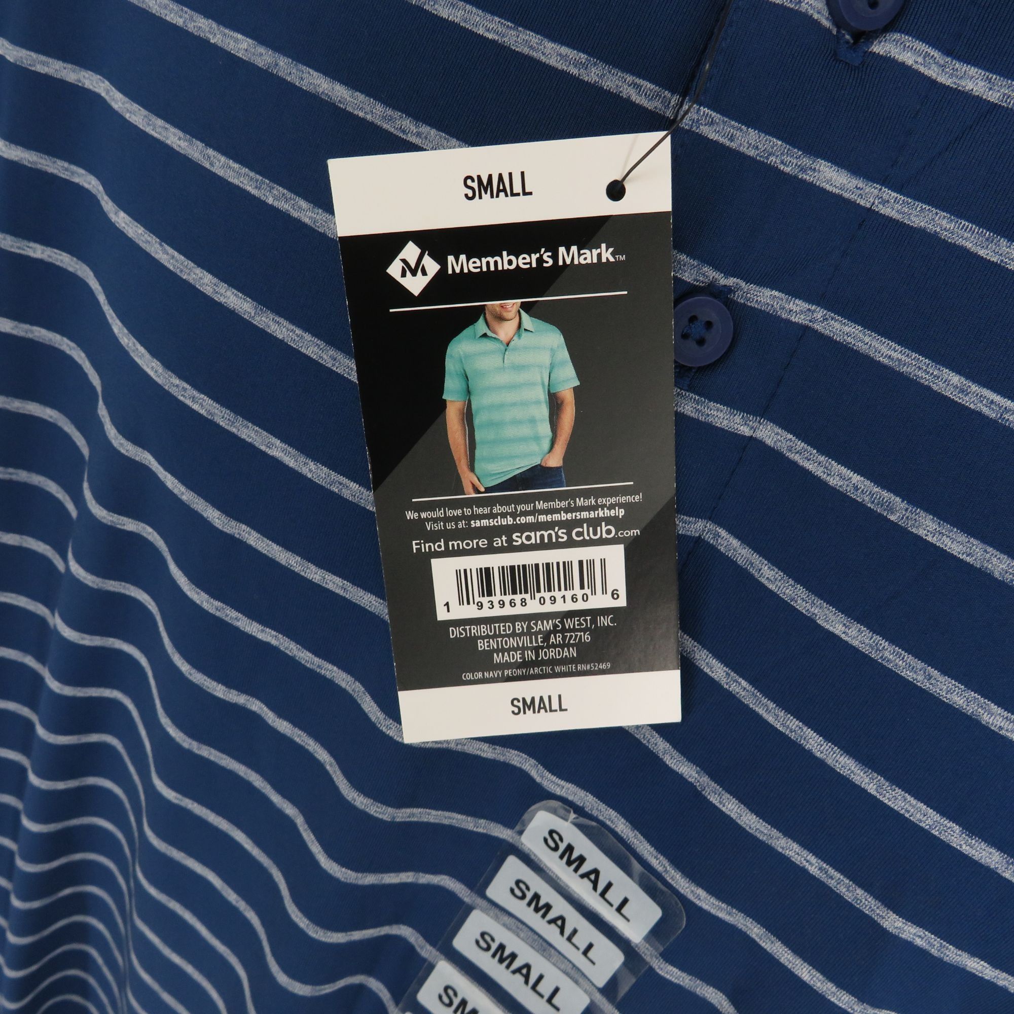 Other Members Mark Men's Active Performance Stretch Polo Shirt Sma Size US S / EU 44-46 / 1 - 4 Thumbnail