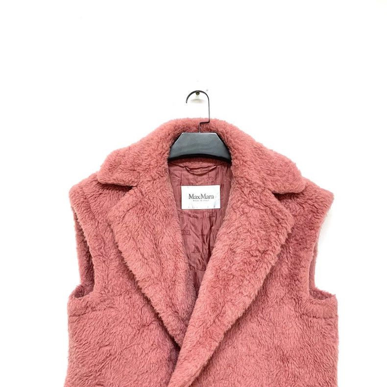 Max Mara Max Mara Pink teddy vest Size S / US 4 / IT 40 - 3 Thumbnail
