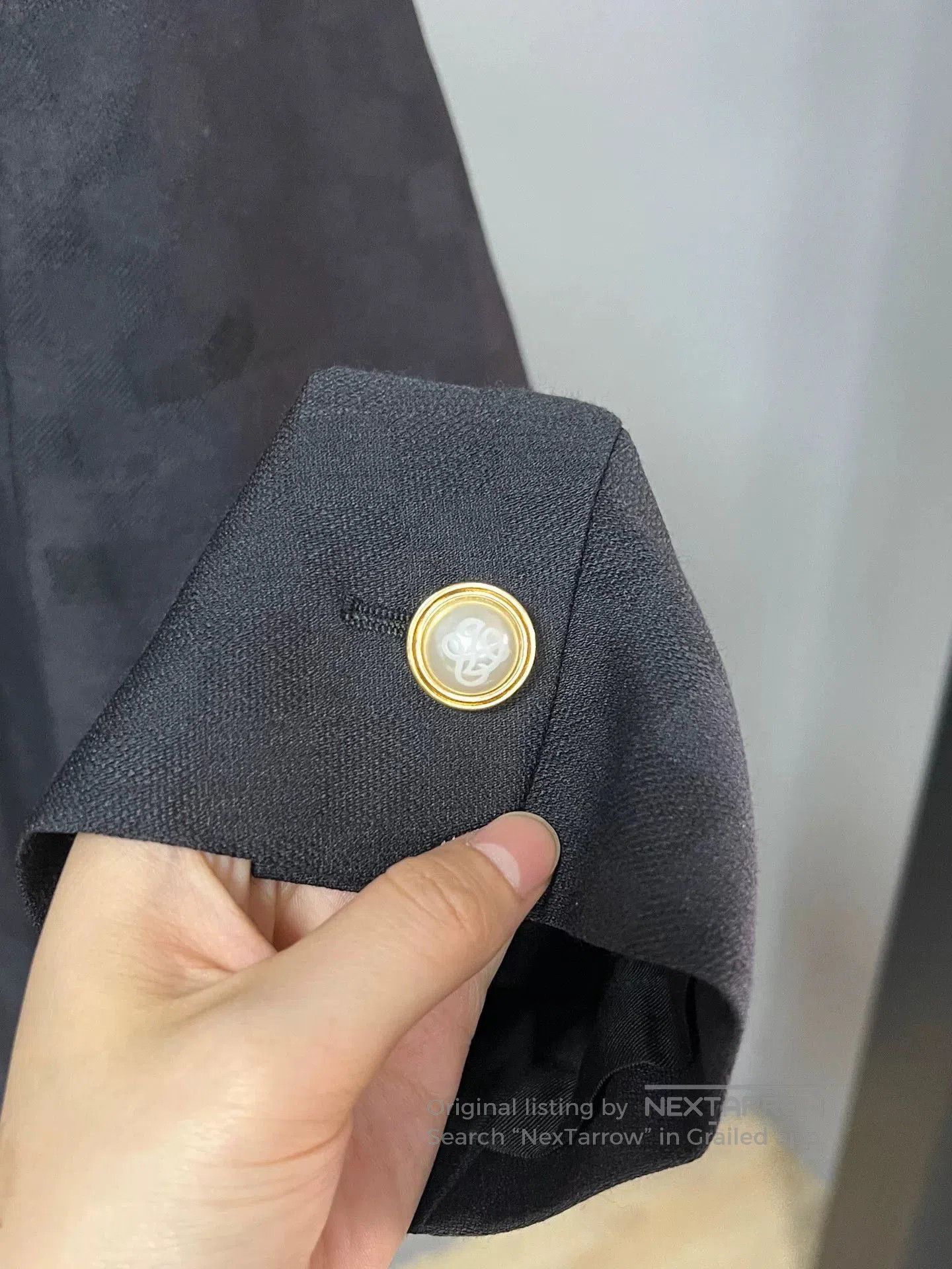 Louis Vuitton black patterned blazer by lv. Size US XXL / EU 58 / 5 - 4 Thumbnail