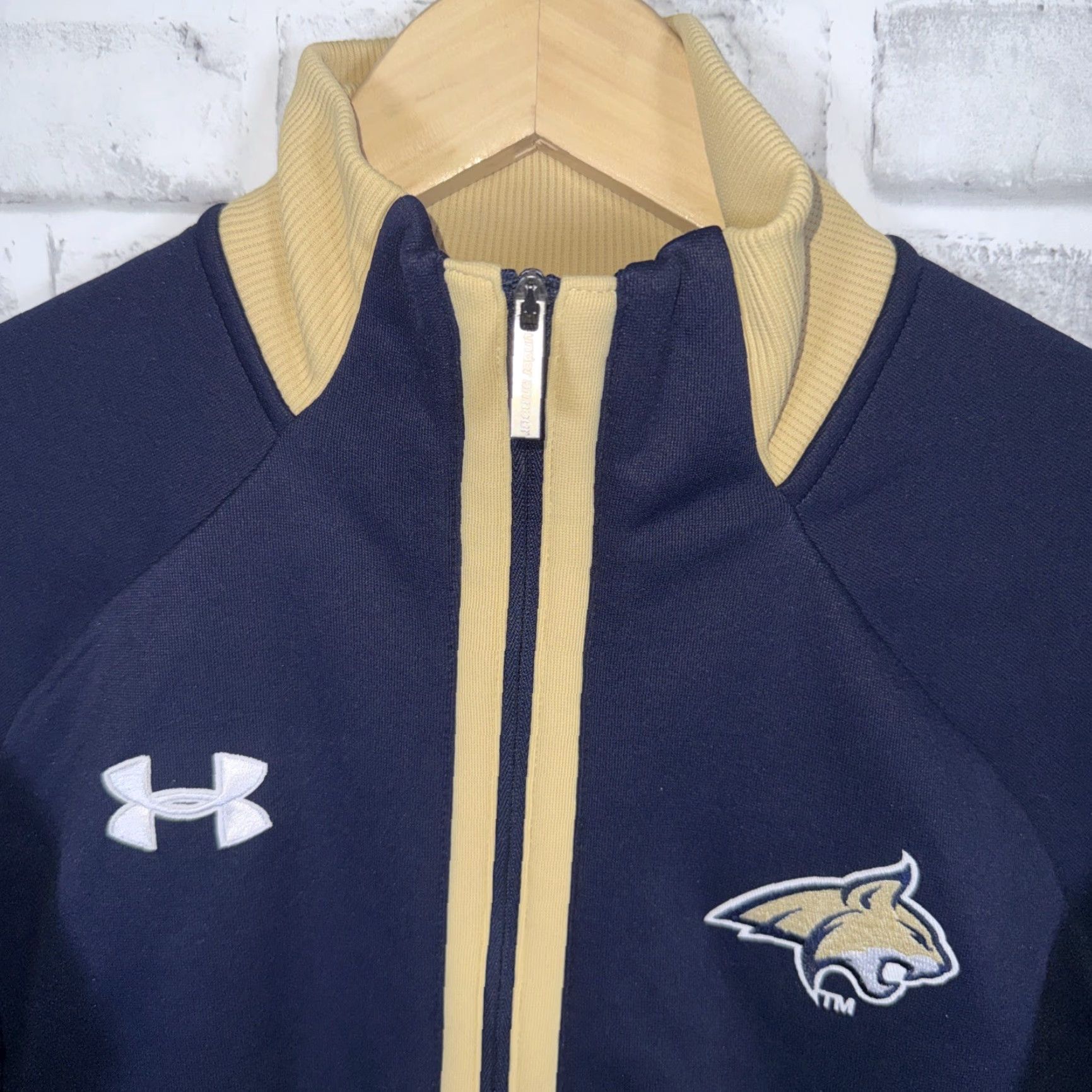 Under Armour Under Armour Jacket Womens Full Zip Blue S Montana State State Size S / US 4 / IT 40 - 2 Thumbnail