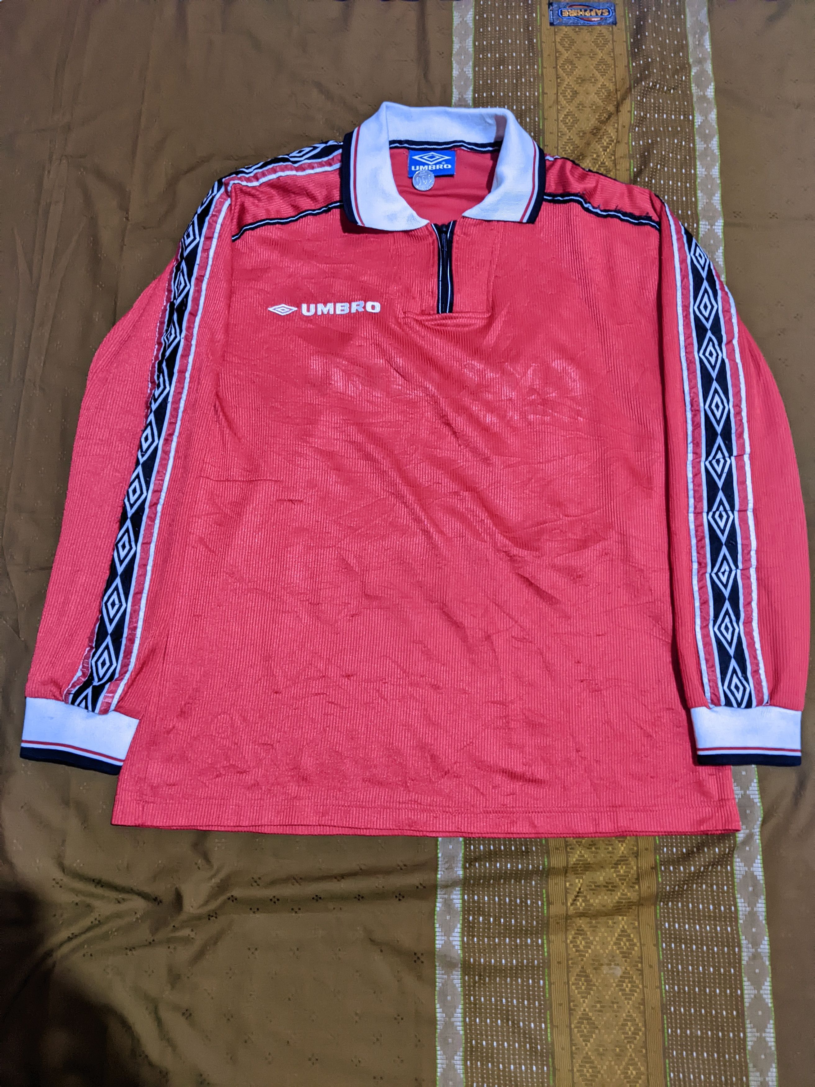 image of Soccer Jersey x Umbro Manchester United 98-99 Template Jersey Football Shirt in Red, Men's (Size XL