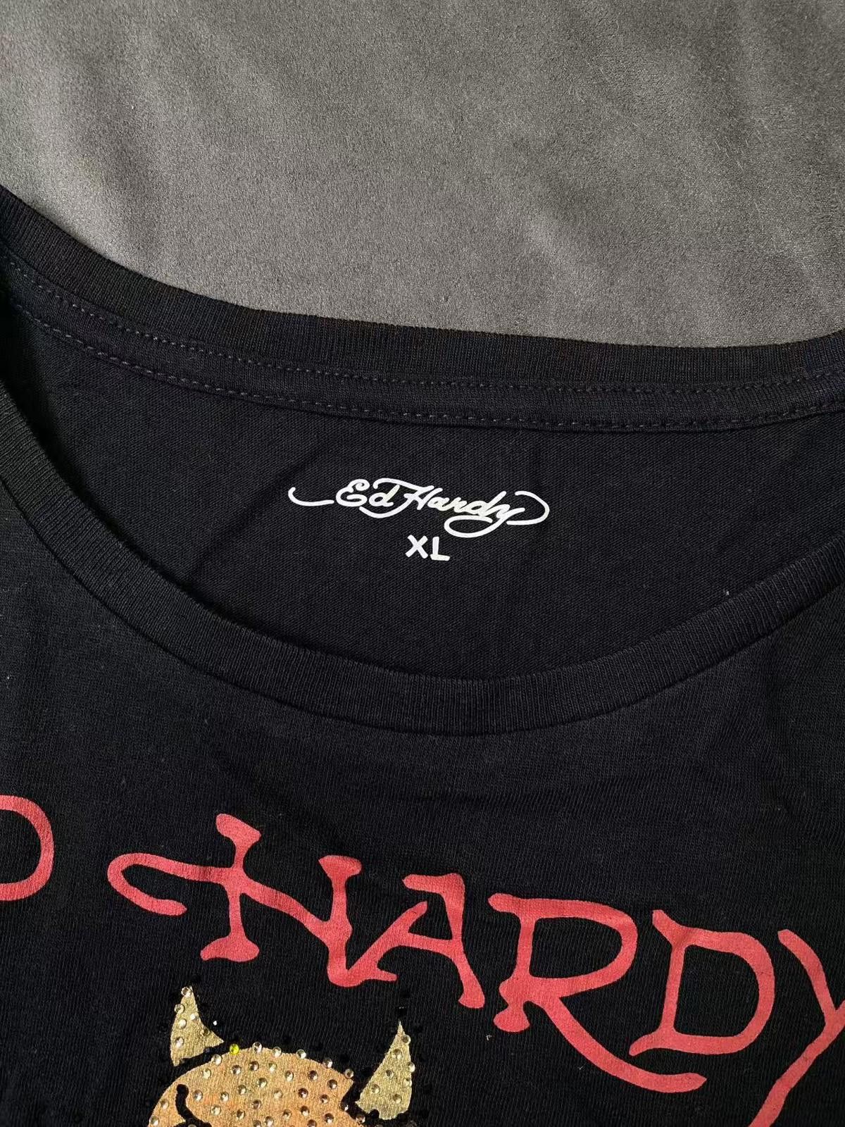 Ed Hardy Deadstock Ed Hardy Black Devil Baby T-Shirt X-Large Size XL / US 12-14 / IT 48-50 - 3 Thumbnail