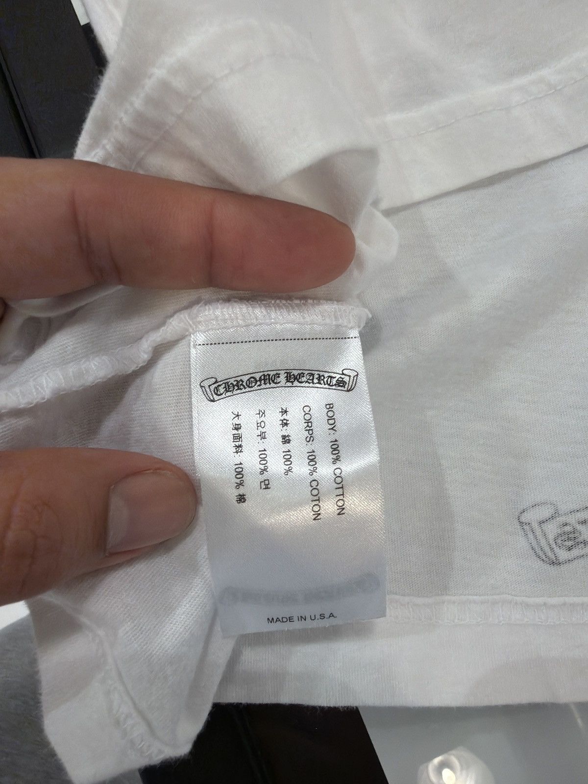 Chrome Hearts Chrome Hearts Tokyo Exclusive Eyechart White Tee Size US M / EU 48-50 / 2 - 5 Thumbnail