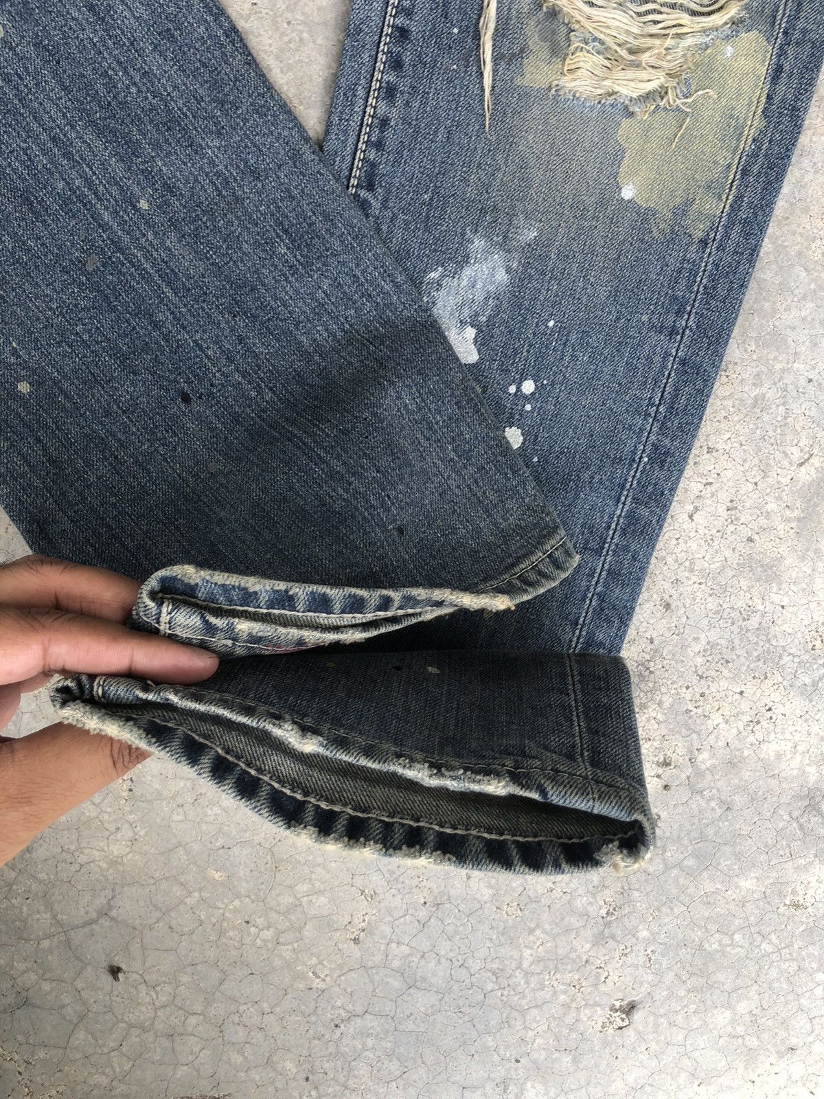 Vanquish Japanese Vanquish Distressed Jeans Slim Fit Size US 30 / EU 46 - 17 Thumbnail