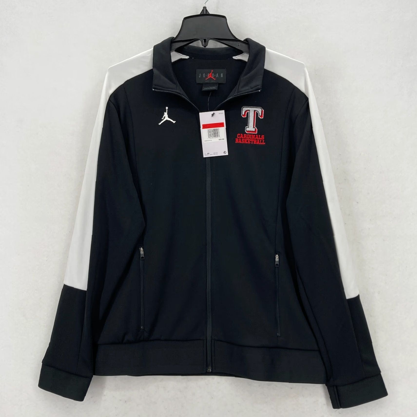 Nike Nike Air Jordan Black Team Full Zip Warm Up Jacket Mens L Cardials Basketball Size US L / EU 52-54 / 3 - 2 Thumbnail
