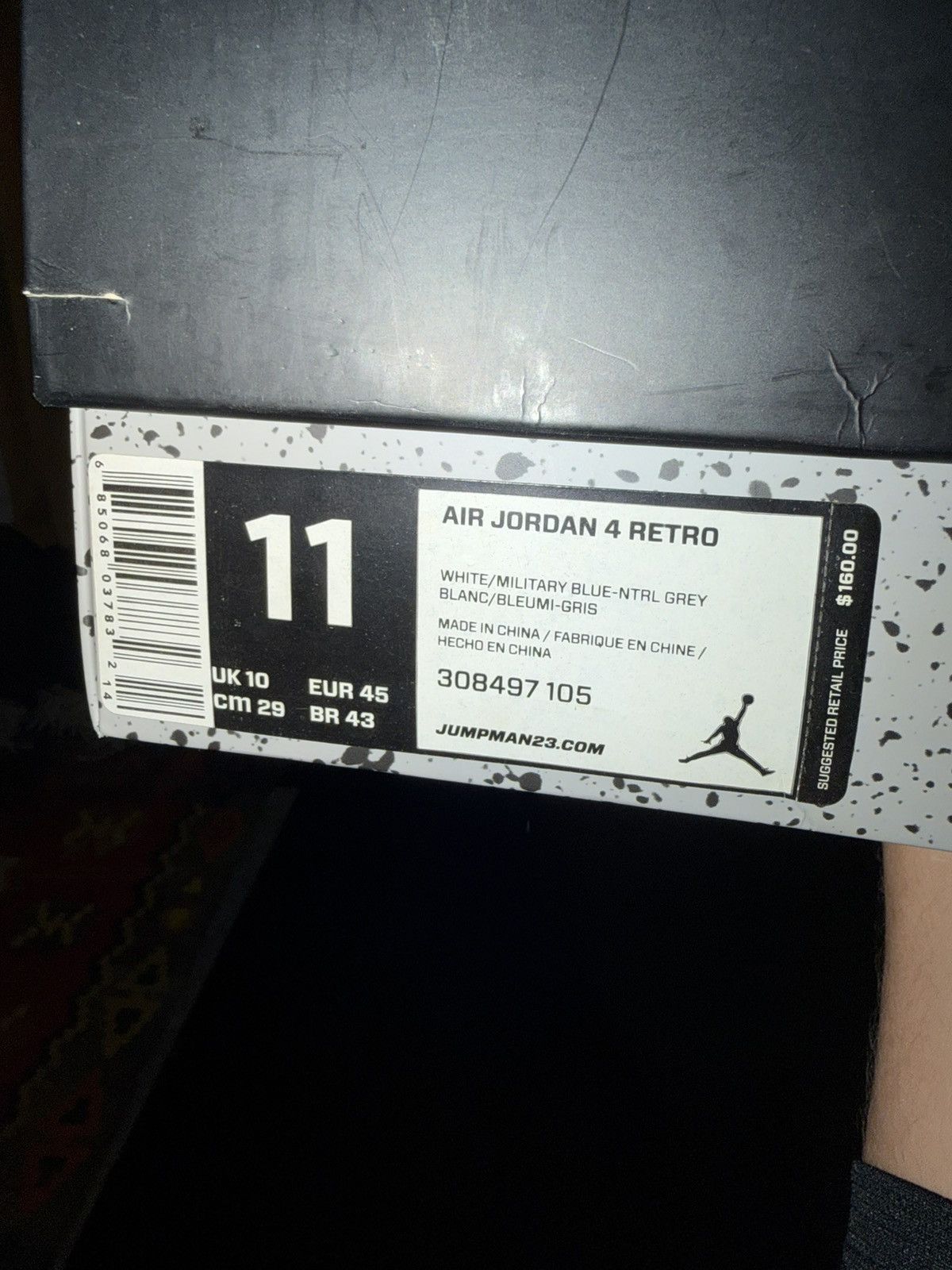Jordan Brand 2012 Jordan 4 Military Blue Size US 11 / EU 44 - 7 Thumbnail