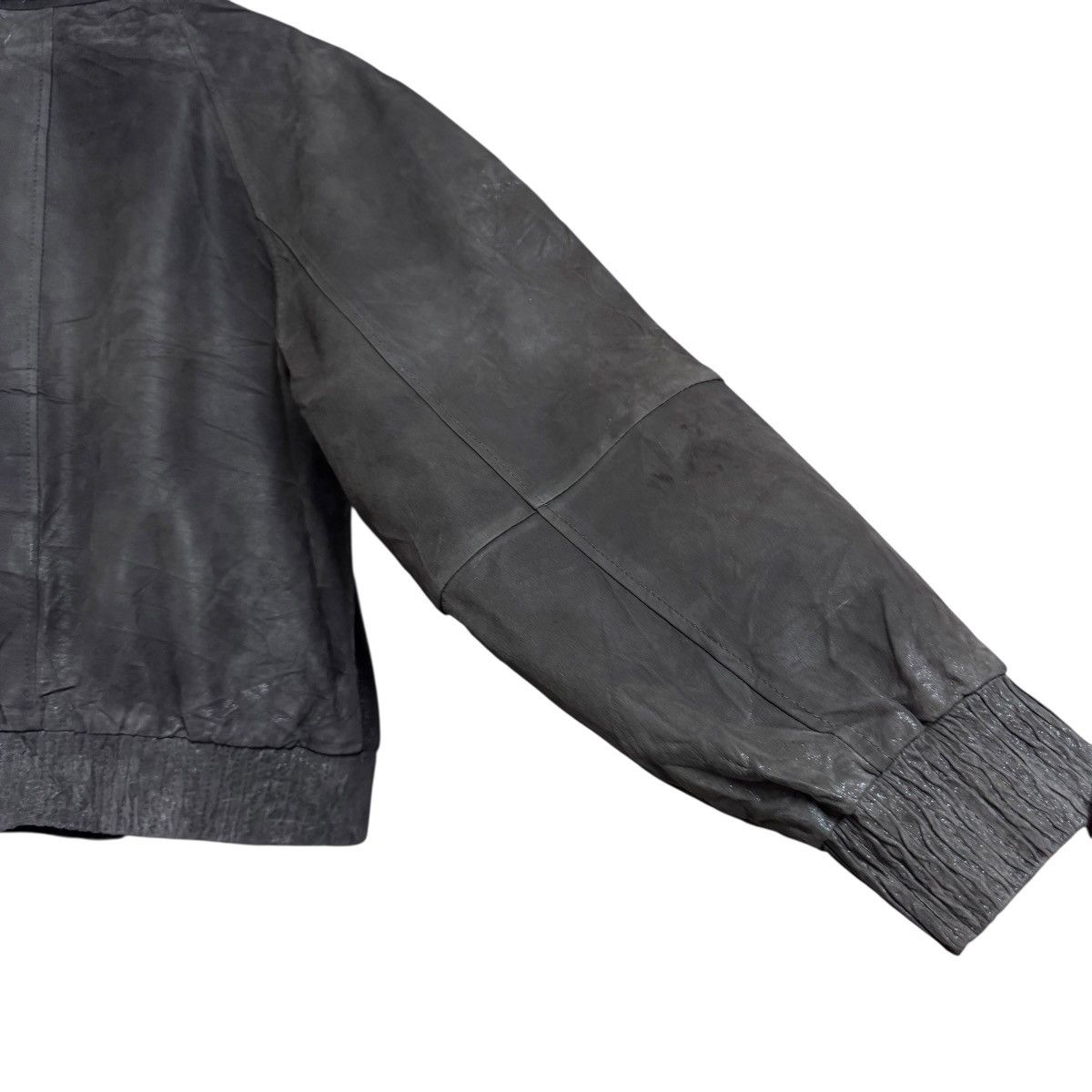 Max Mara Max Mara Bomber Leather Jacket Size S / US 4 / IT 40 - 11 Thumbnail