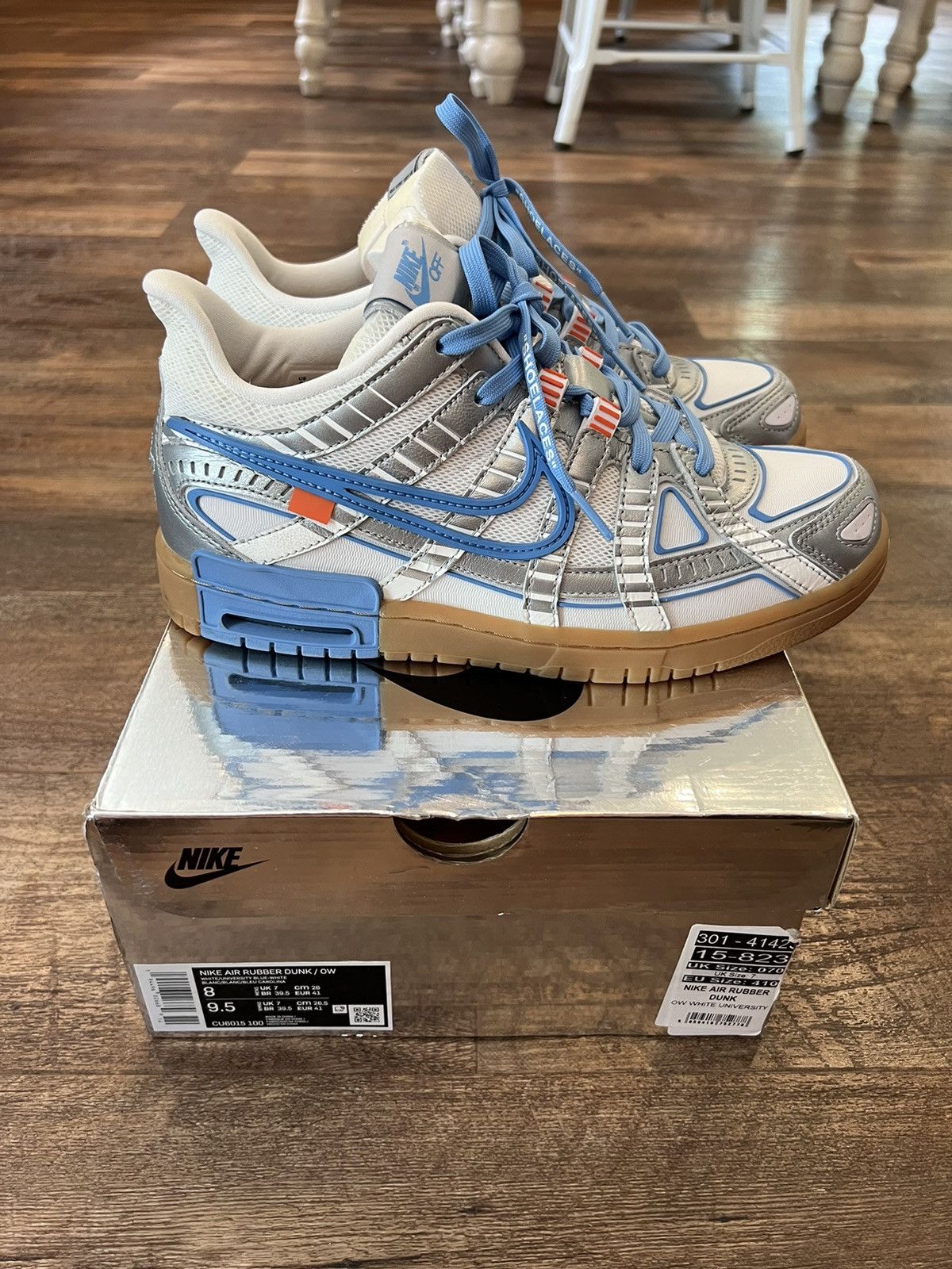 Nike off white university blue clearance