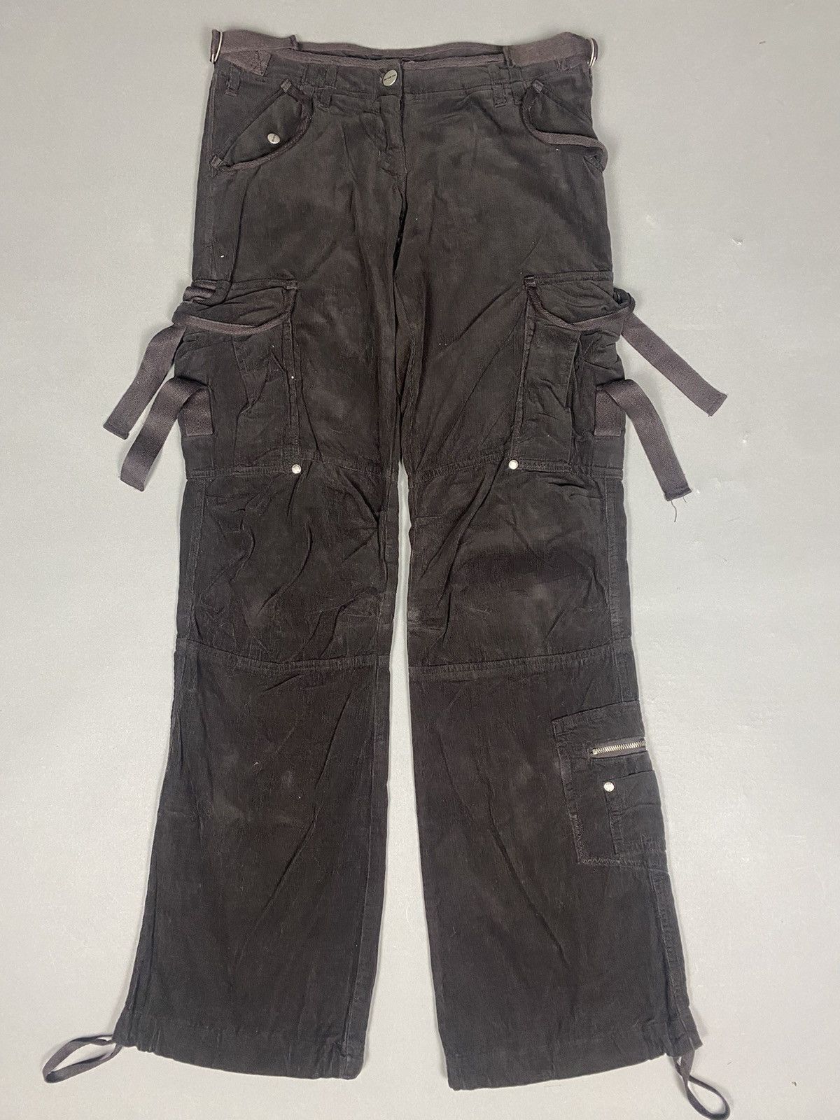 Vintage Vintage low rise velvet cargo Size 26" / US 2 / IT 38 - 1 Thumbnail