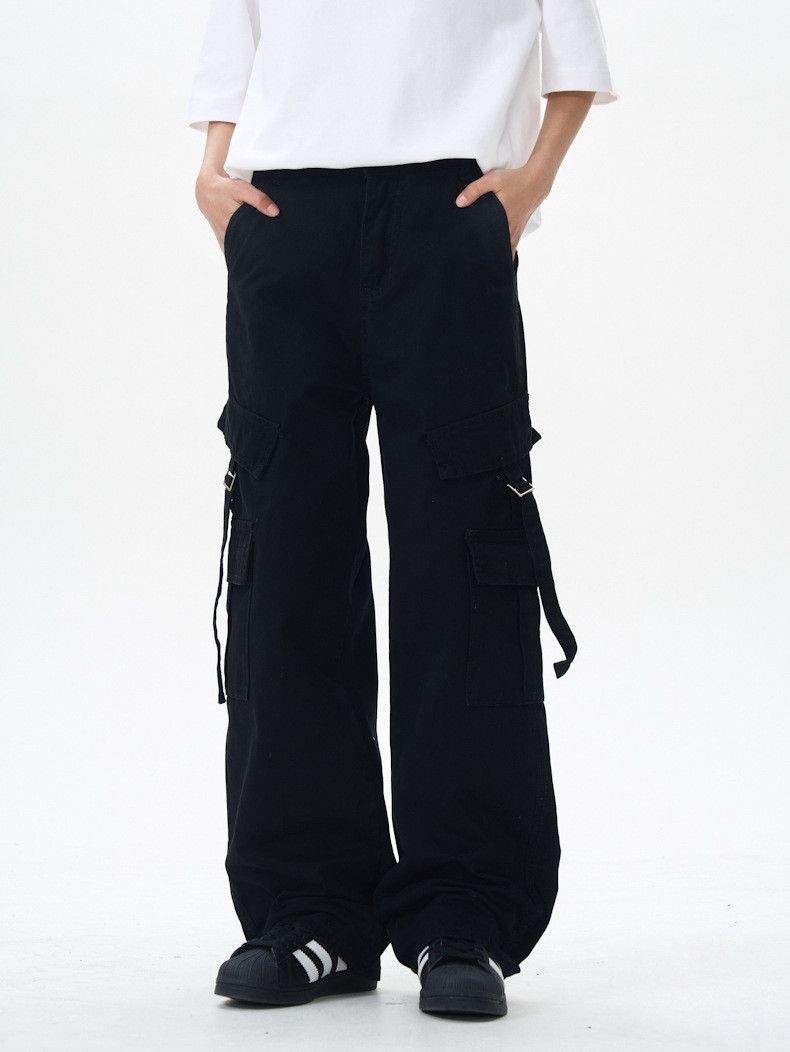 Japanese Brand × Jean American style multi-pocket cargo loose casual trousers Size US 32 / EU 48 - 2 Thumbnail