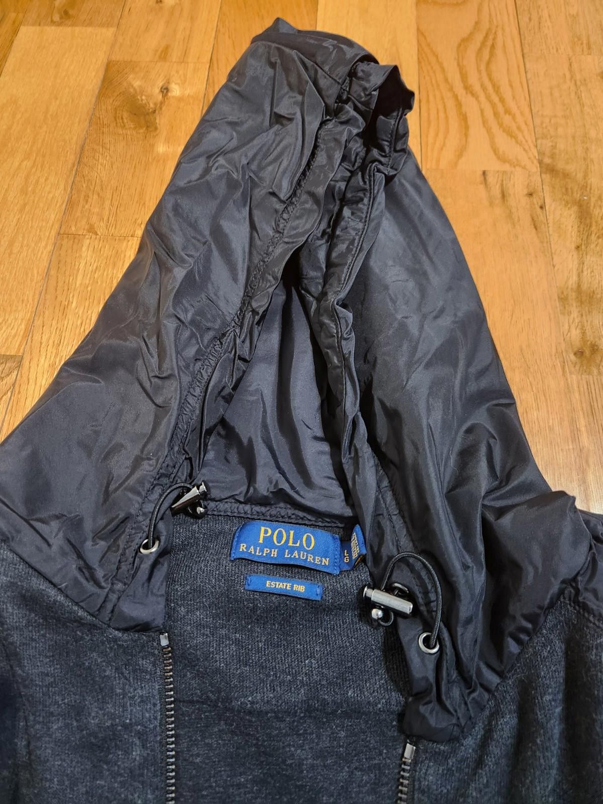Polo Ralph Lauren Vintage Polo Ralph Lauren Zip Up Hoodie Dark Gray Men's L Size US L / EU 52-54 / 3 - 4 Thumbnail