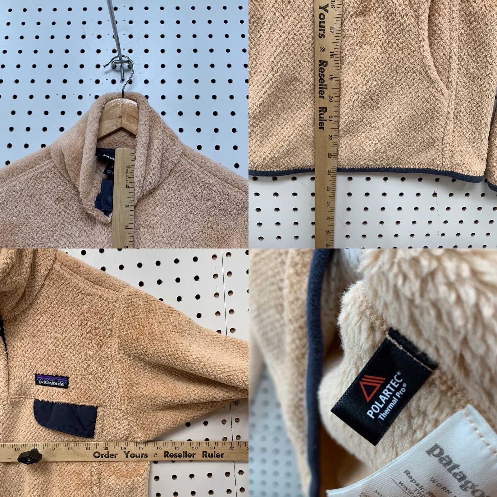 Patagonia Patagonia Re Tool Snap Sherpa Sweater Womens Small Brown Polartec Sherpa 17.5X24 Size S / US 4 / IT 40 - 10 Thumbnail
