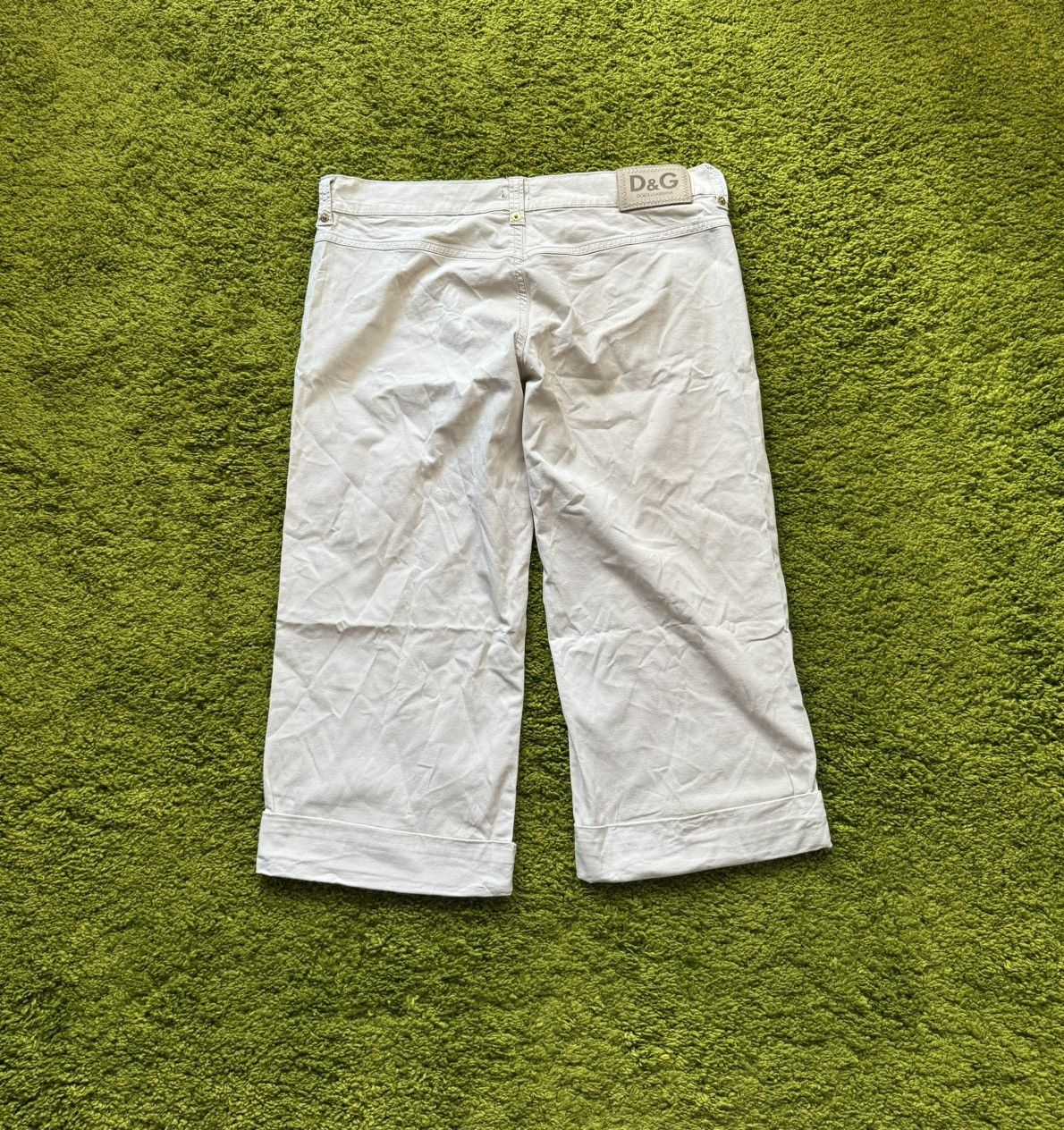 Designer × Dolce & Gabbana Dolce & Gabbana D&G minimalist capri pants Size 32" / US 10 / IT 46 - 1 Thumbnail