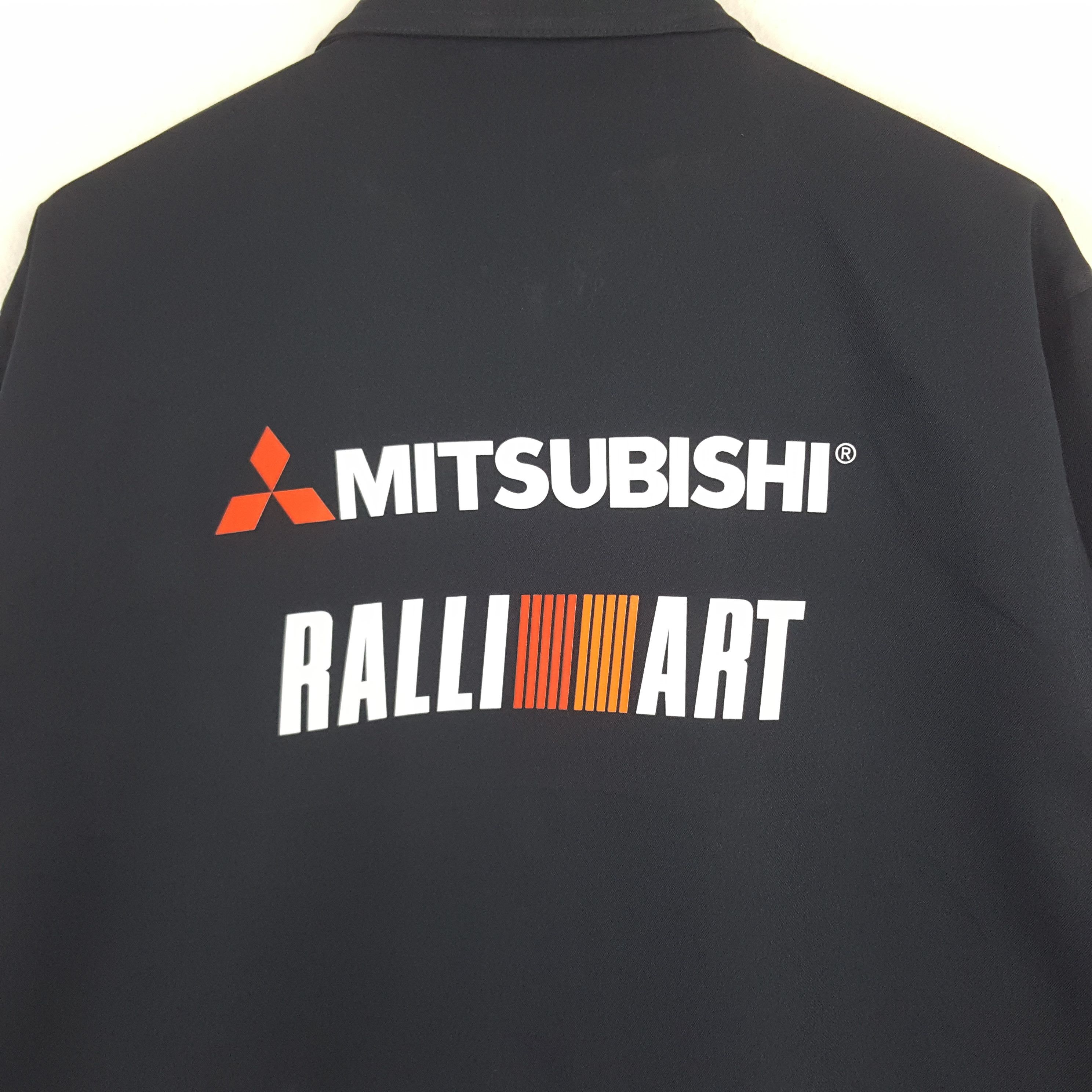 Japanese Brand × Vintage Vintage Mitsubishi Ralli Art Japanese Racing Custom Jacket Size US L / EU 52-54 / 3 - 2 Thumbnail