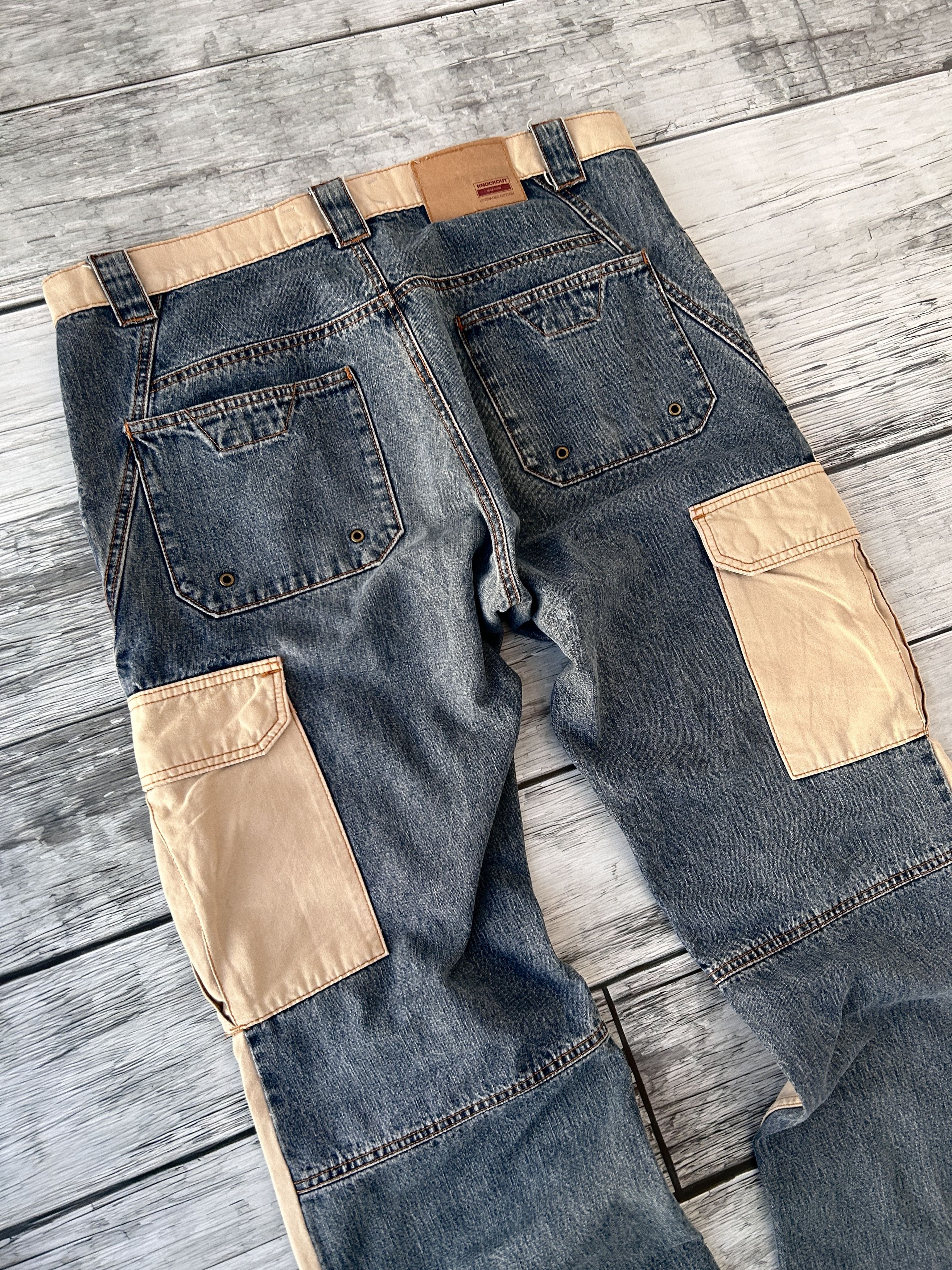 Vintage Vintage Double Side Balenciaga Style Cargo Pants 90s Size US 34 / EU 50 - 6 Thumbnail