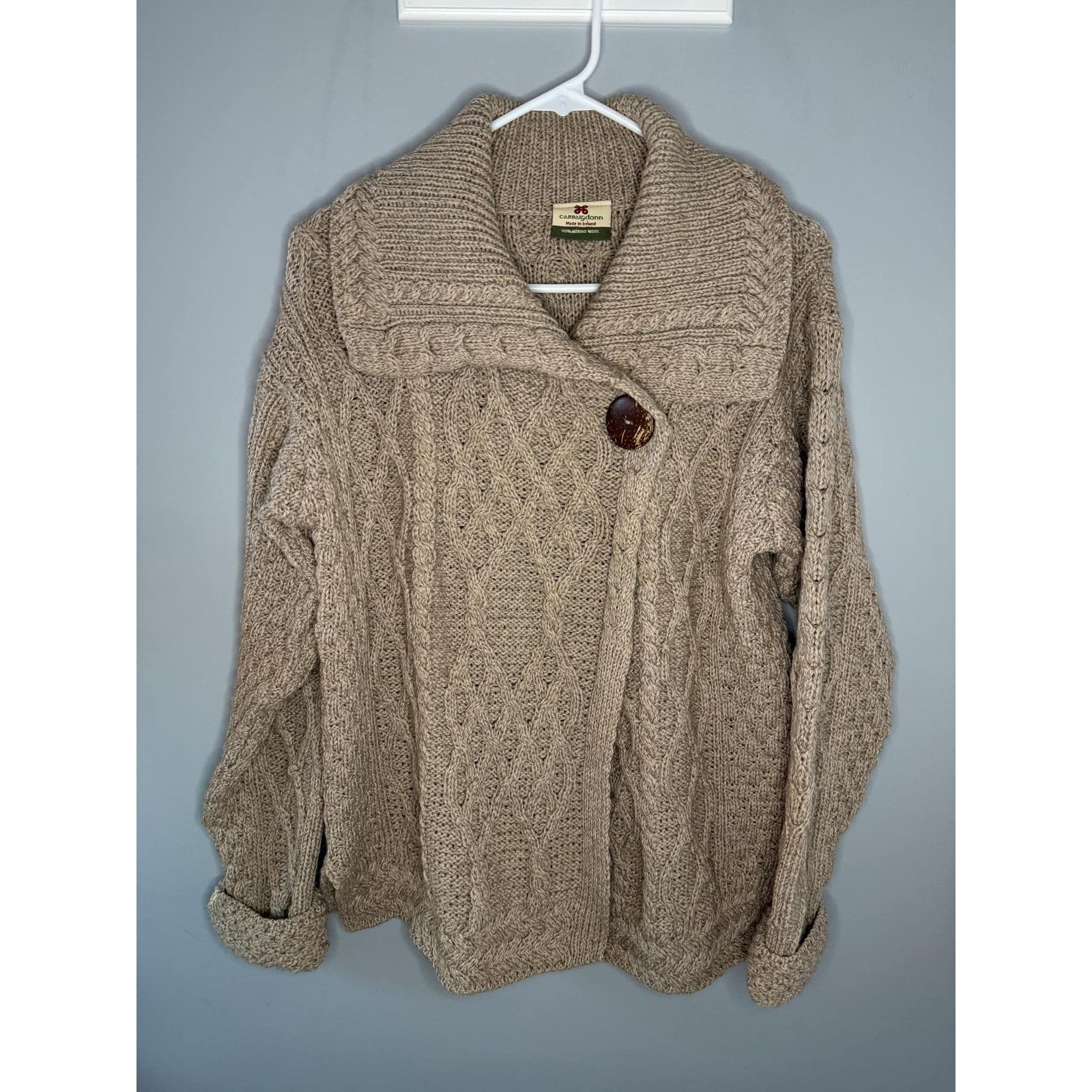 Carraig Donn Carraig Donn Made in Ireland Knit 100% Merino Wool Sweater Size M / US 6-8 / IT 42-44 - 1 Thumbnail