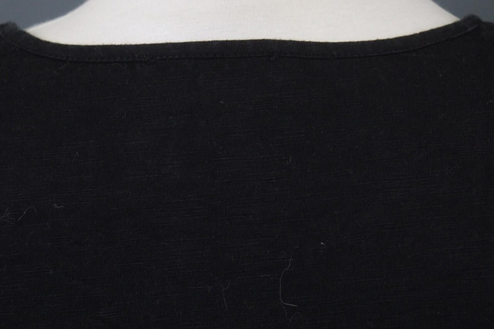 Designer ME+EM Black Cotton Crew Neck Puff Sleeve Blouse Top Size 6 Size M / US 6-8 / IT 42-44 - 10 Thumbnail