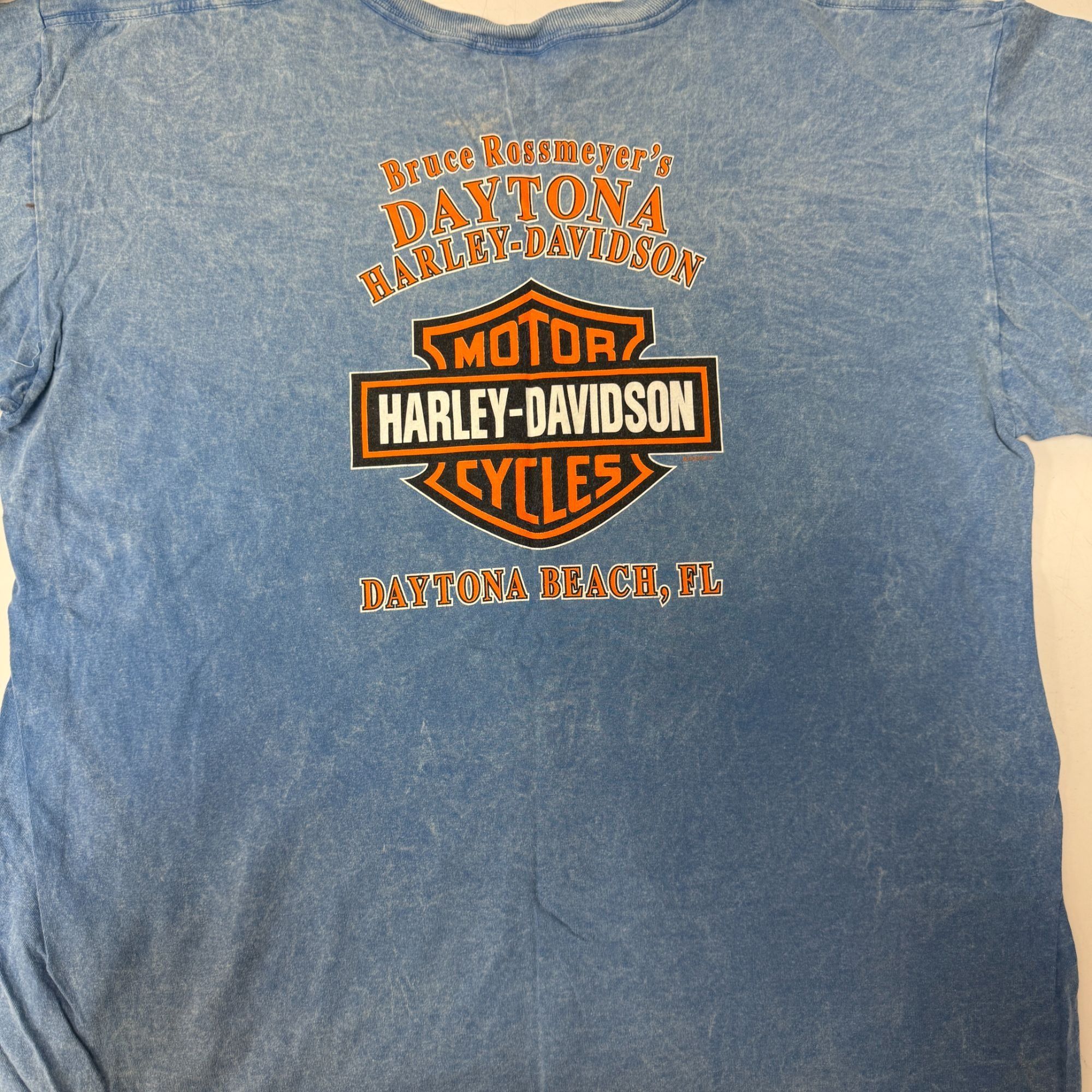 Harley Davidson Motorcycle Holoubek Blue Stonewash Daytona Bike Week T Shirt Size US XL / EU 56 / 4 - 11 Thumbnail