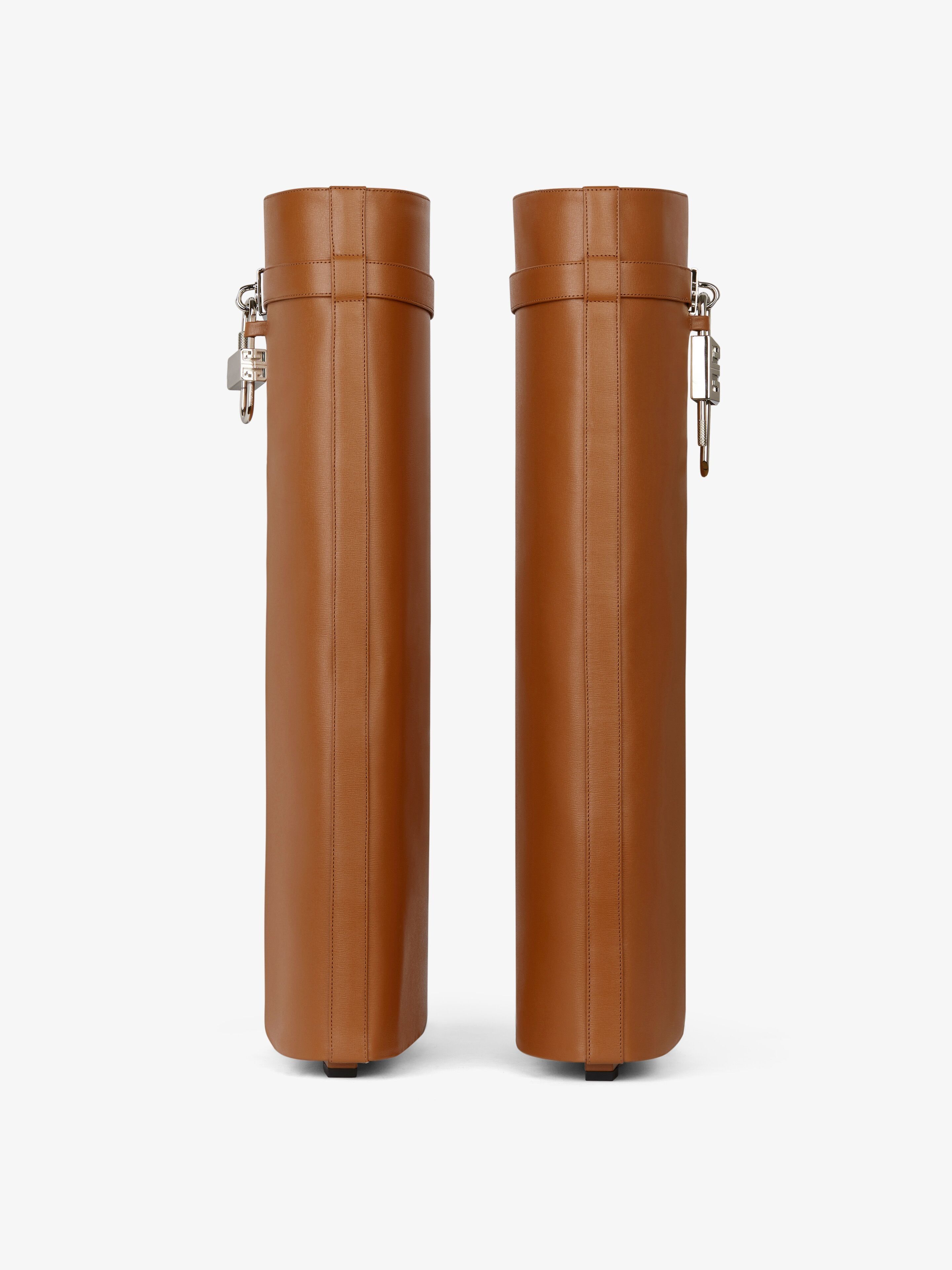 Givenchy o1srvl11e0925 Shark Locks Boots in Brown Size US 6 / IT 36 - 6 Thumbnail